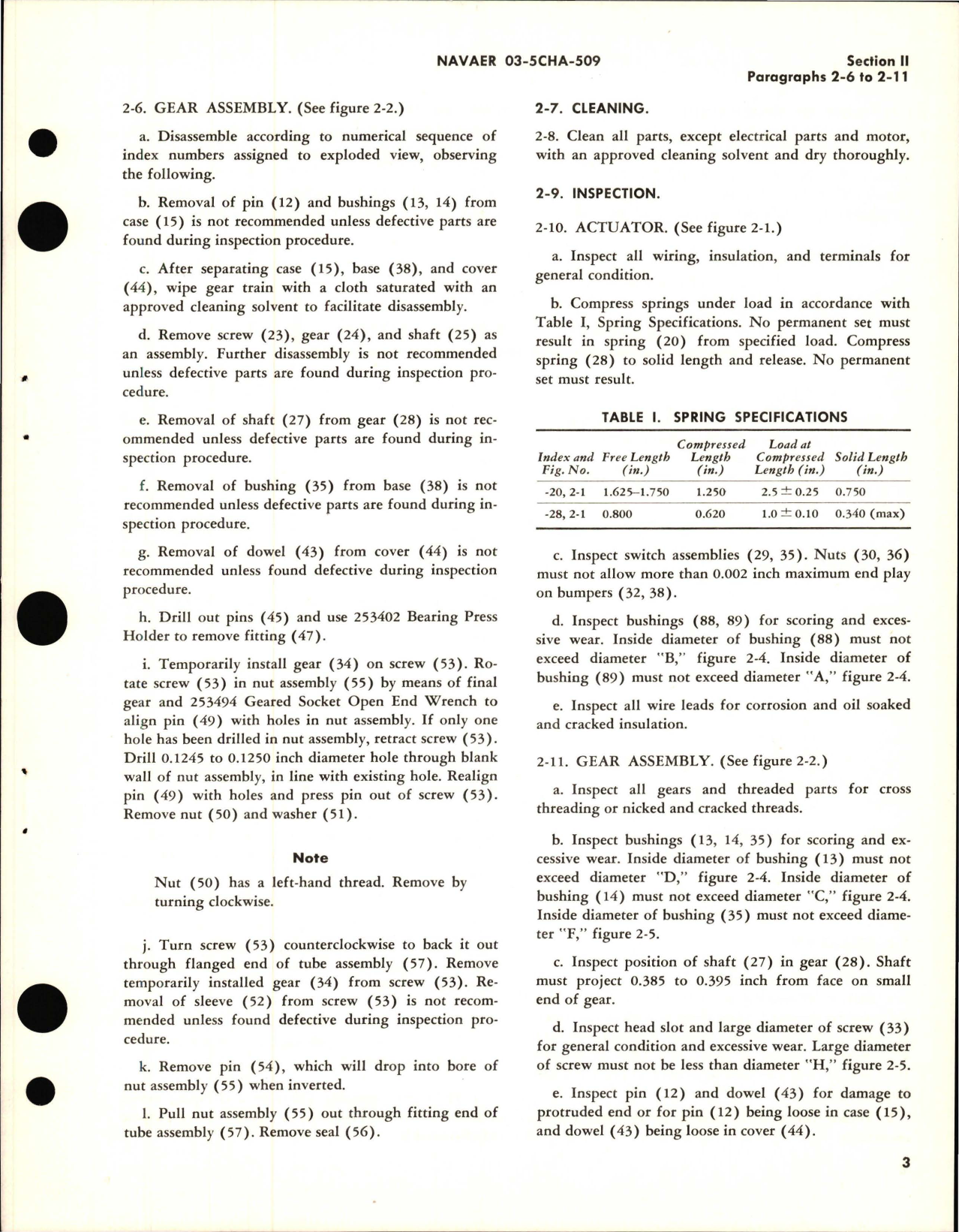 Sample page 7 from AirCorps Library document: Overhaul Instructions for Electromechanical Linear Actuator - Part 31552-1 - Model ELA20-34
