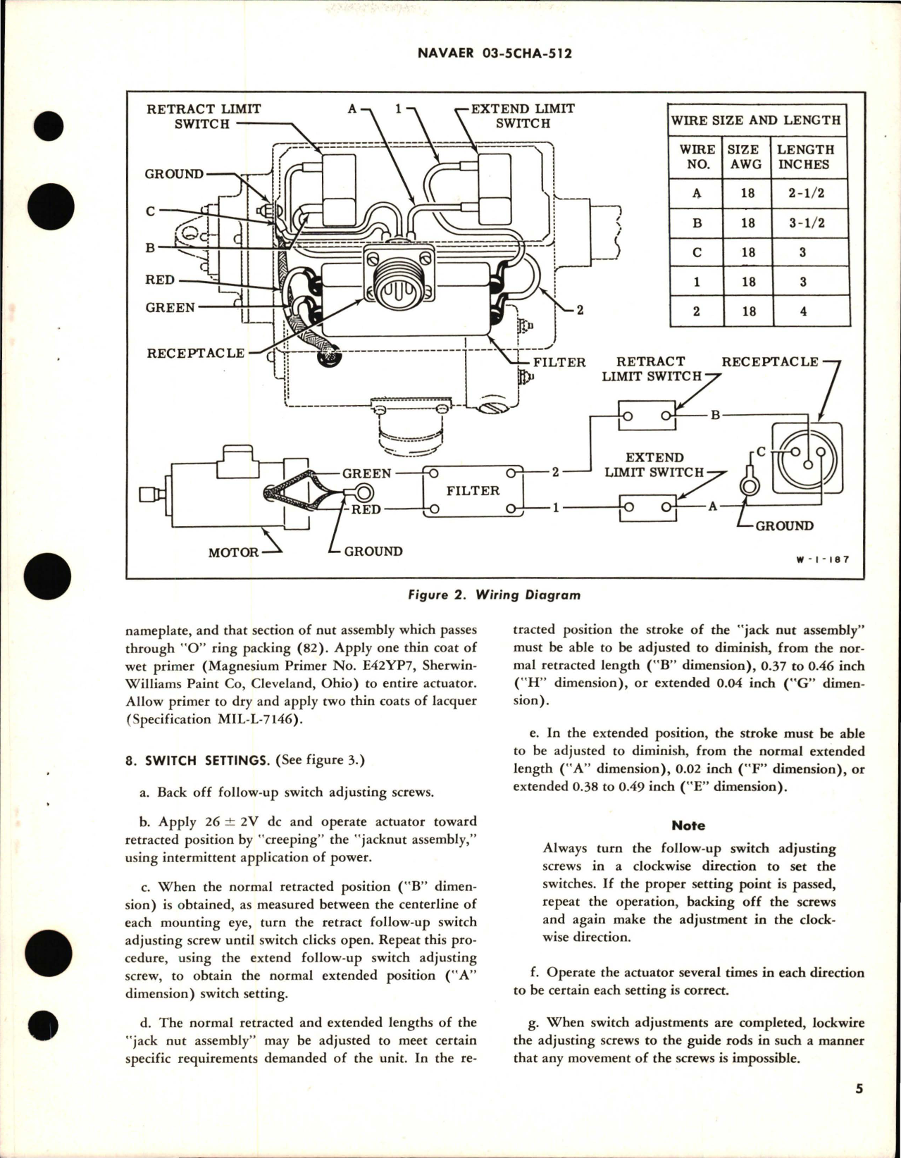 Sample page 5 from AirCorps Library document: Overhaul Instructions with Parts Breakdown for Electromechanical Linear Actuator - Part 31798-2 - Model ELA3-112 