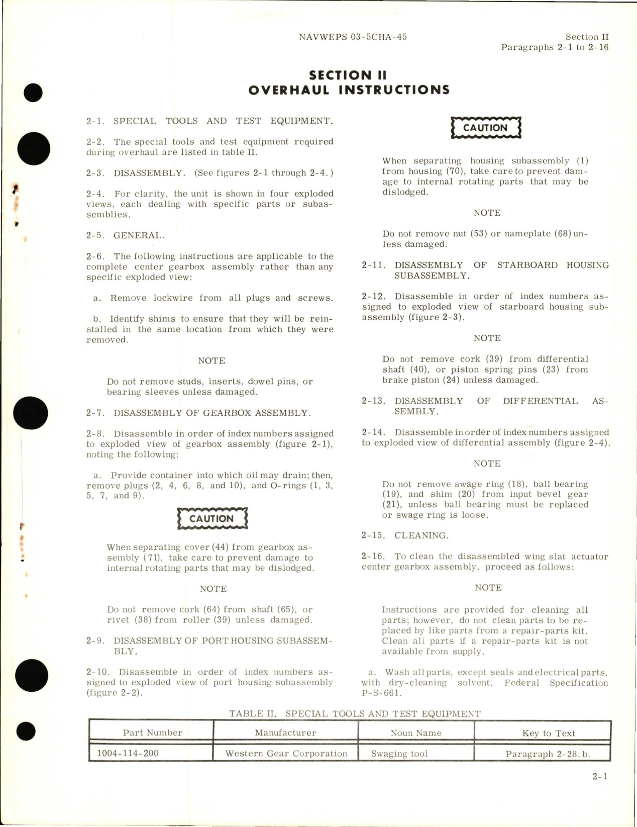 Sample page 5 from AirCorps Library document: Overhaul Instructions for Wing Slat Actuator Center Gearbox Assembly - Part 1372R140 