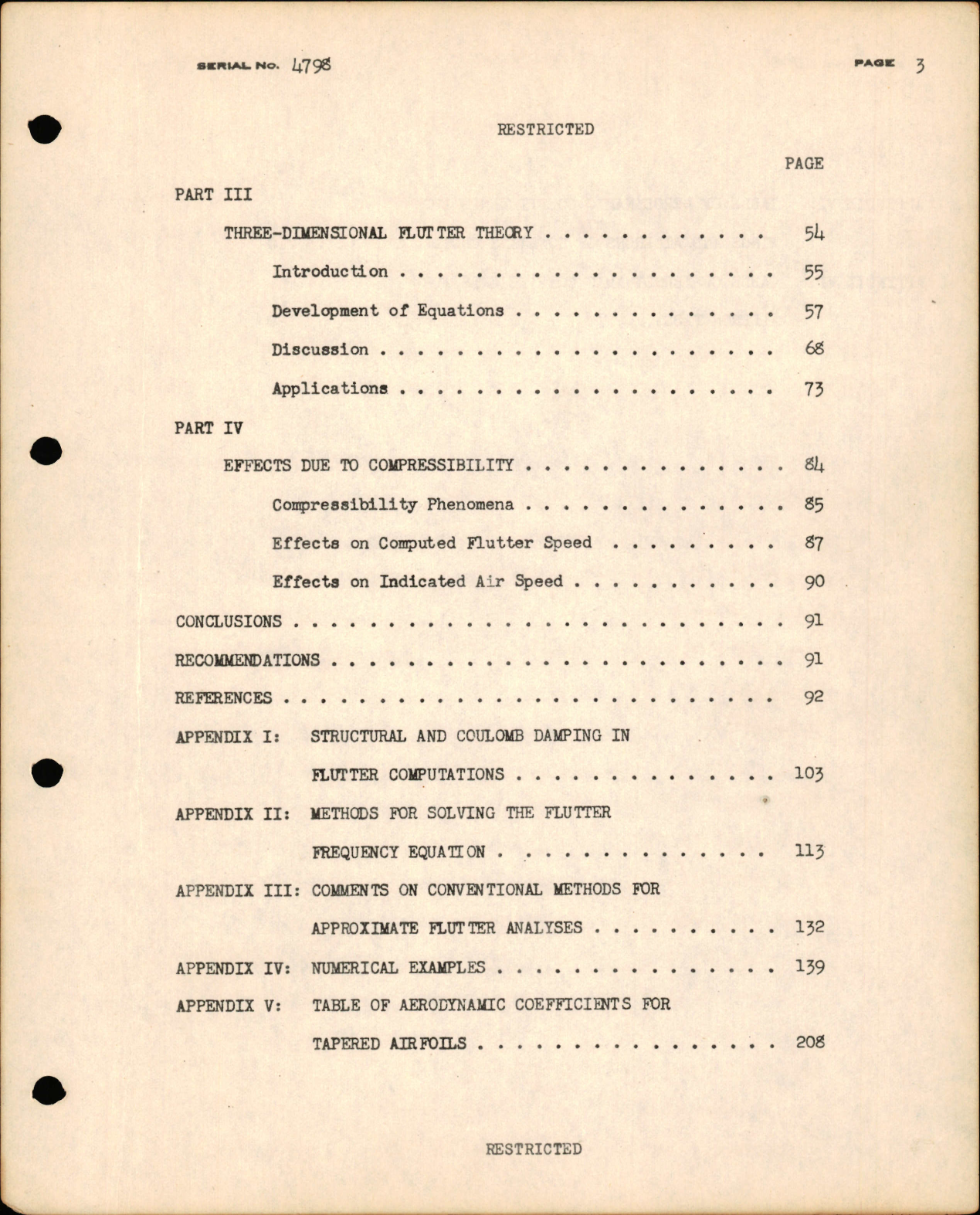 Sample page 7 from AirCorps Library document: Application of Three-Dimensional Flutter Theory To Aircraft Structures