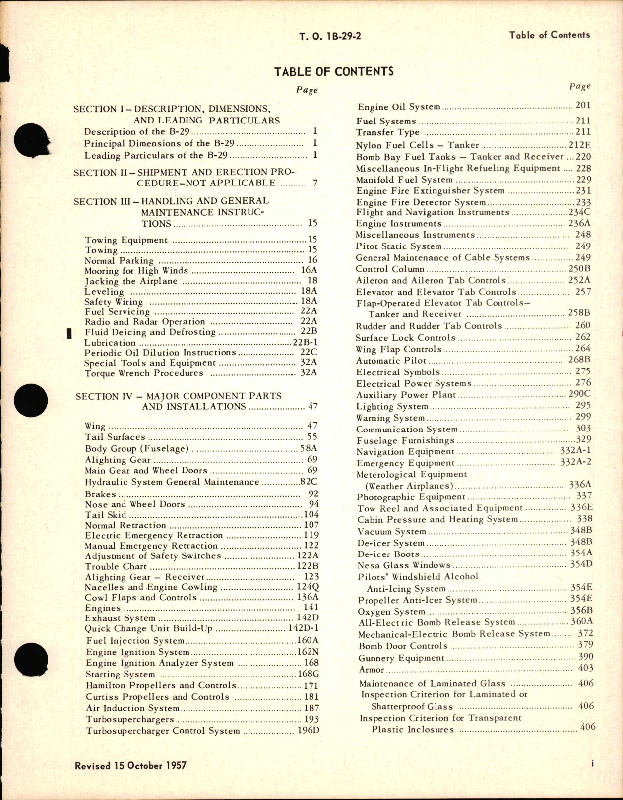 Sample page 7 from AirCorps Library document: Maintenance Instructions for B-29, B-29A, and TB-29 