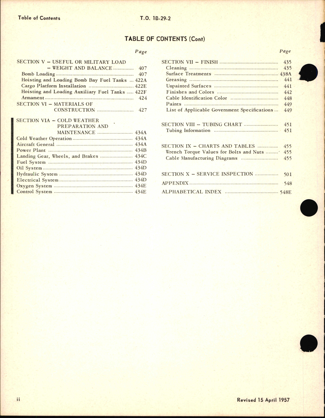 Sample page 8 from AirCorps Library document: Maintenance Instructions for B-29, B-29A, and TB-29 