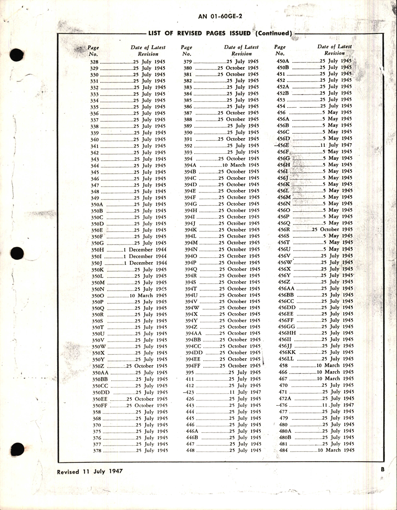 Sample page 1 from AirCorps Library document: Erection and Maintenance Manual for B-25