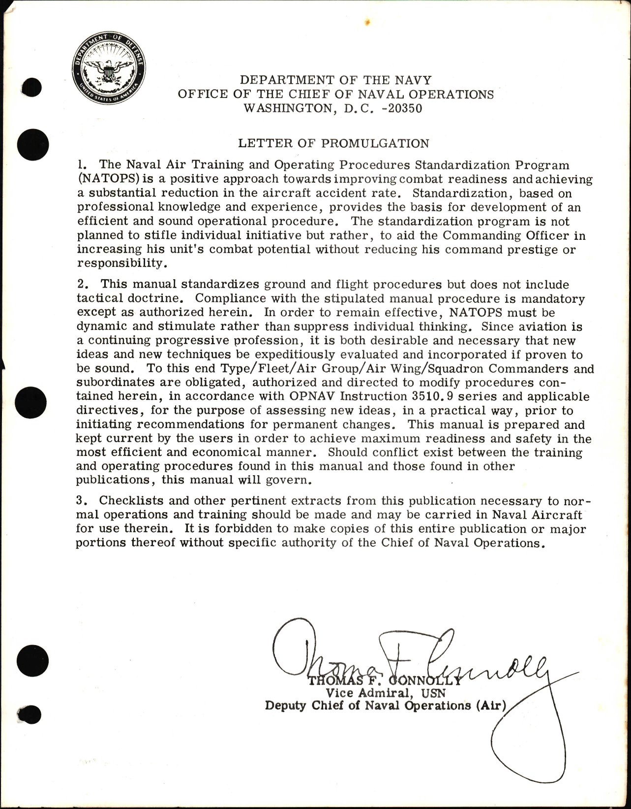 Sample page 5 from AirCorps Library document: NATOPS Flight Manual for Navy Model C-118 