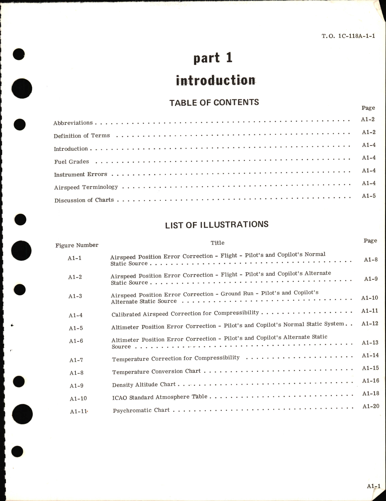 Sample page 5 from AirCorps Library document: Flight Manual Performance Data for C-118A and VC-118A