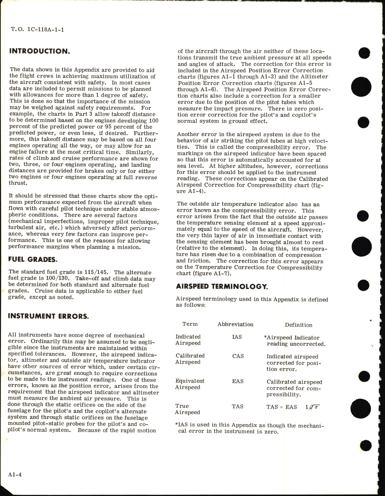 Sample page 8 from AirCorps Library document: Flight Manual Performance Data for C-118A and VC-118A