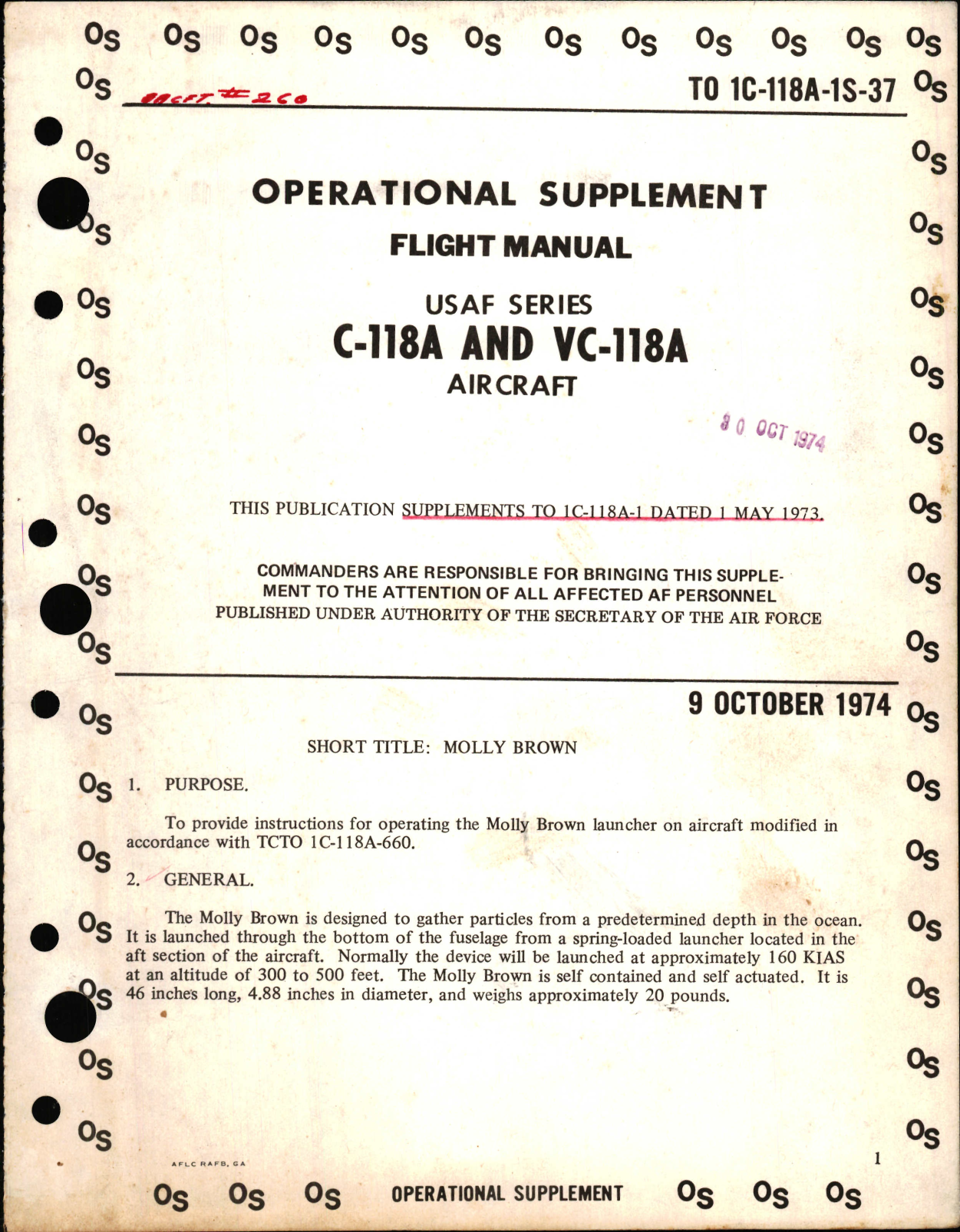 Sample page 5 from AirCorps Library document: Flight Manual for C-118A and VC-118A