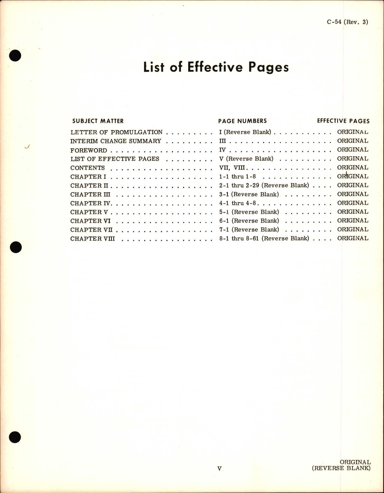 Sample page 7 from AirCorps Library document: NATOPS Manual for C-54, Third Revision