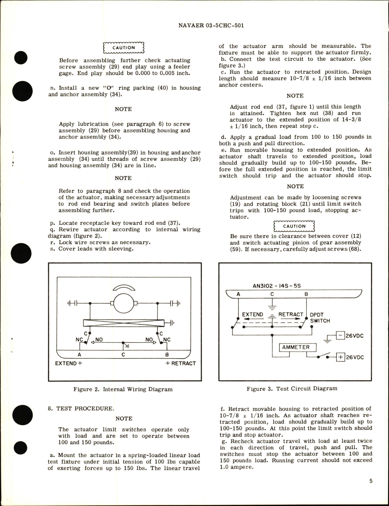 Sample page 5 from AirCorps Library document: Overhaul Instructions with Parts Breakdown for Linear Electromechanical Actuator - JYLC 3670-3A 