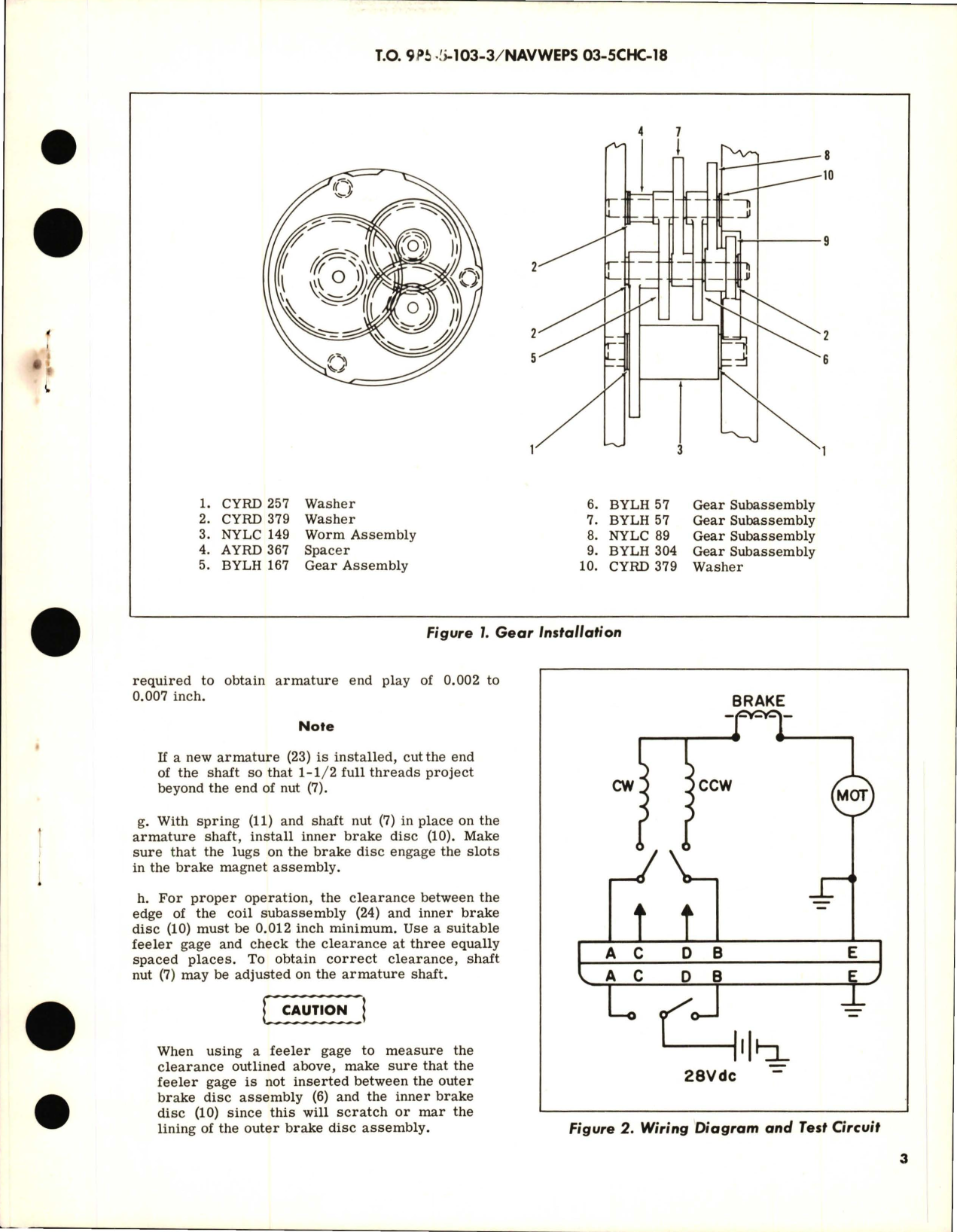 Sample page 5 from AirCorps Library document: Overhaul Instructions with Parts Breakdown for Valve and Actuator Assembly - Part BYLB 7506 