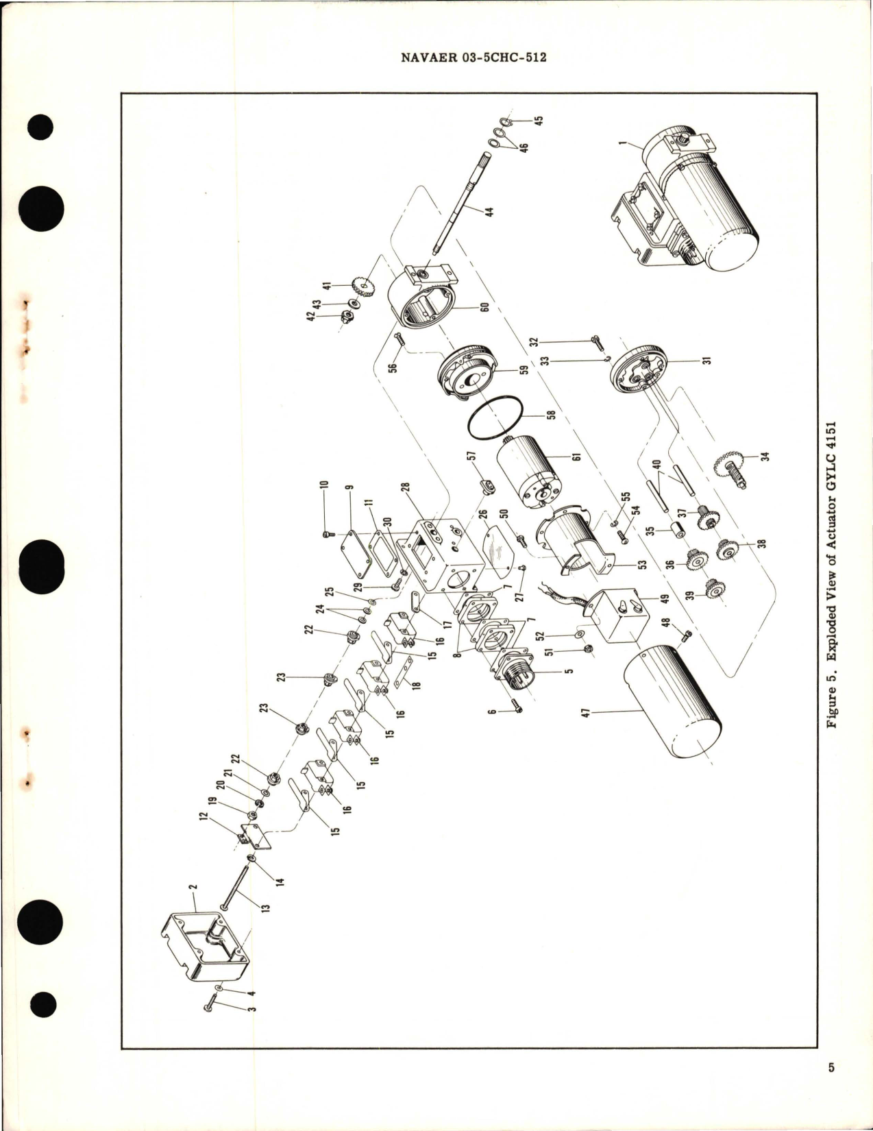 Sample page 5 from AirCorps Library document: Overhaul Instructions with Parts Breakdown for Mixing Valve Actuator - Model GYLC 4151 