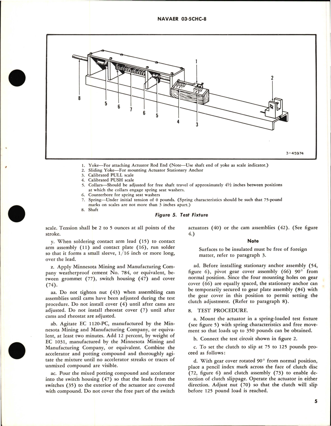 Sample page 5 from AirCorps Library document: Overhaul Instructions with Illustrated Parts Breakdown for Linear Actuator - KYLC 4694-2 