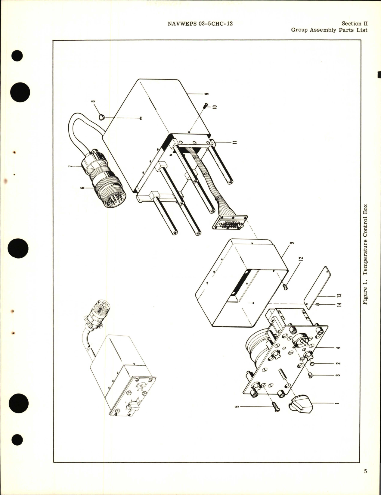 Sample page 7 from AirCorps Library document: Illustrated Parts Breakdown for Temperature Control Box - Part CYLZ 4807-3 