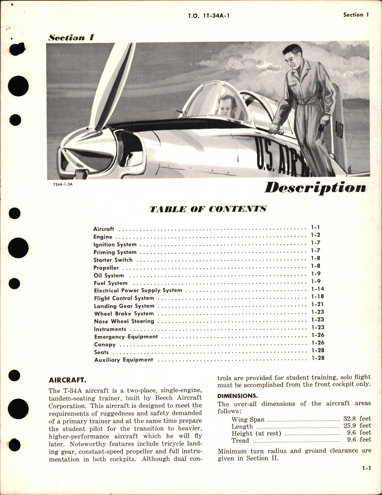 Sample page 7 from AirCorps Library document: Flight Manual for T-34A