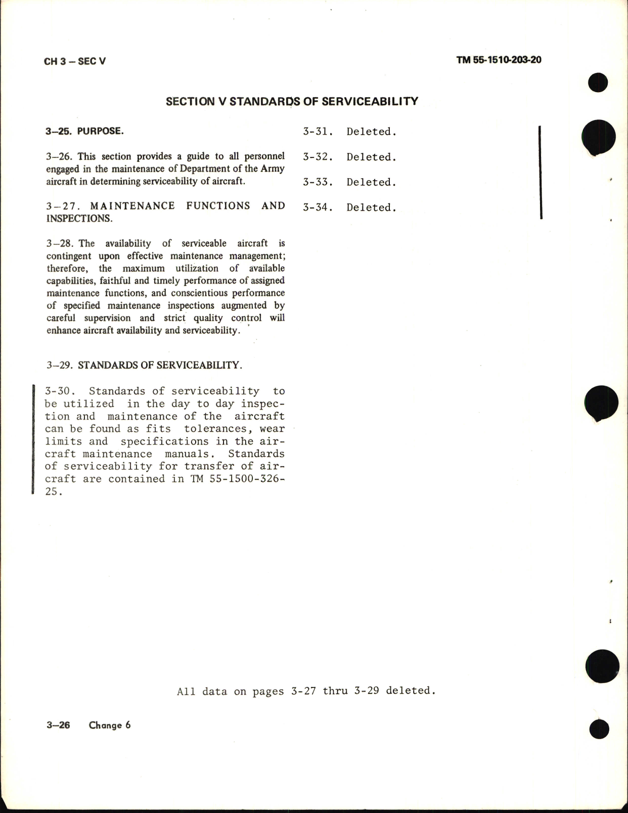 Sample page 6 from AirCorps Library document: Organizational Maintenance Manual for U-6A Aircraft