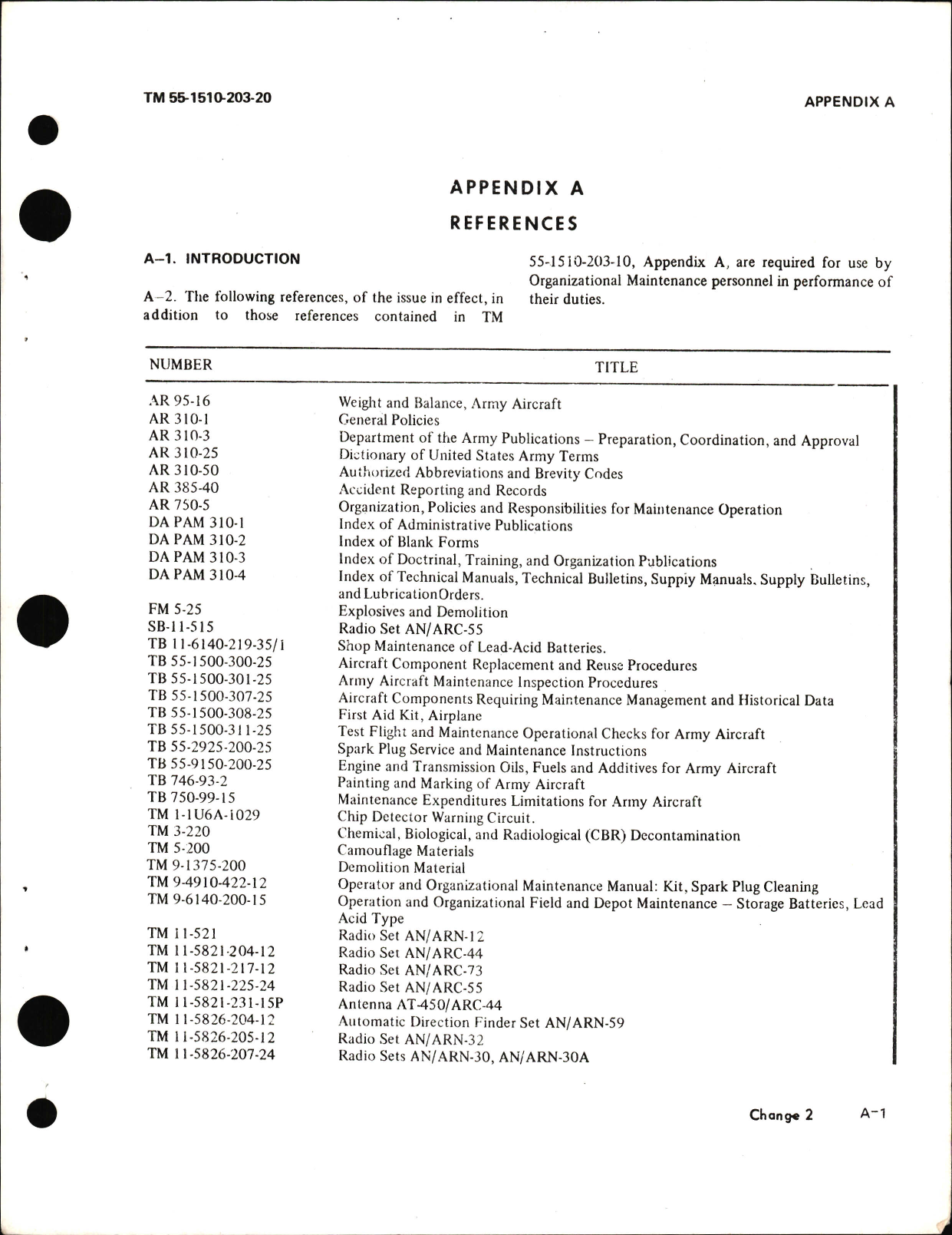 Sample page 7 from AirCorps Library document: Organizational Maintenance Manual for U-6A Aircraft