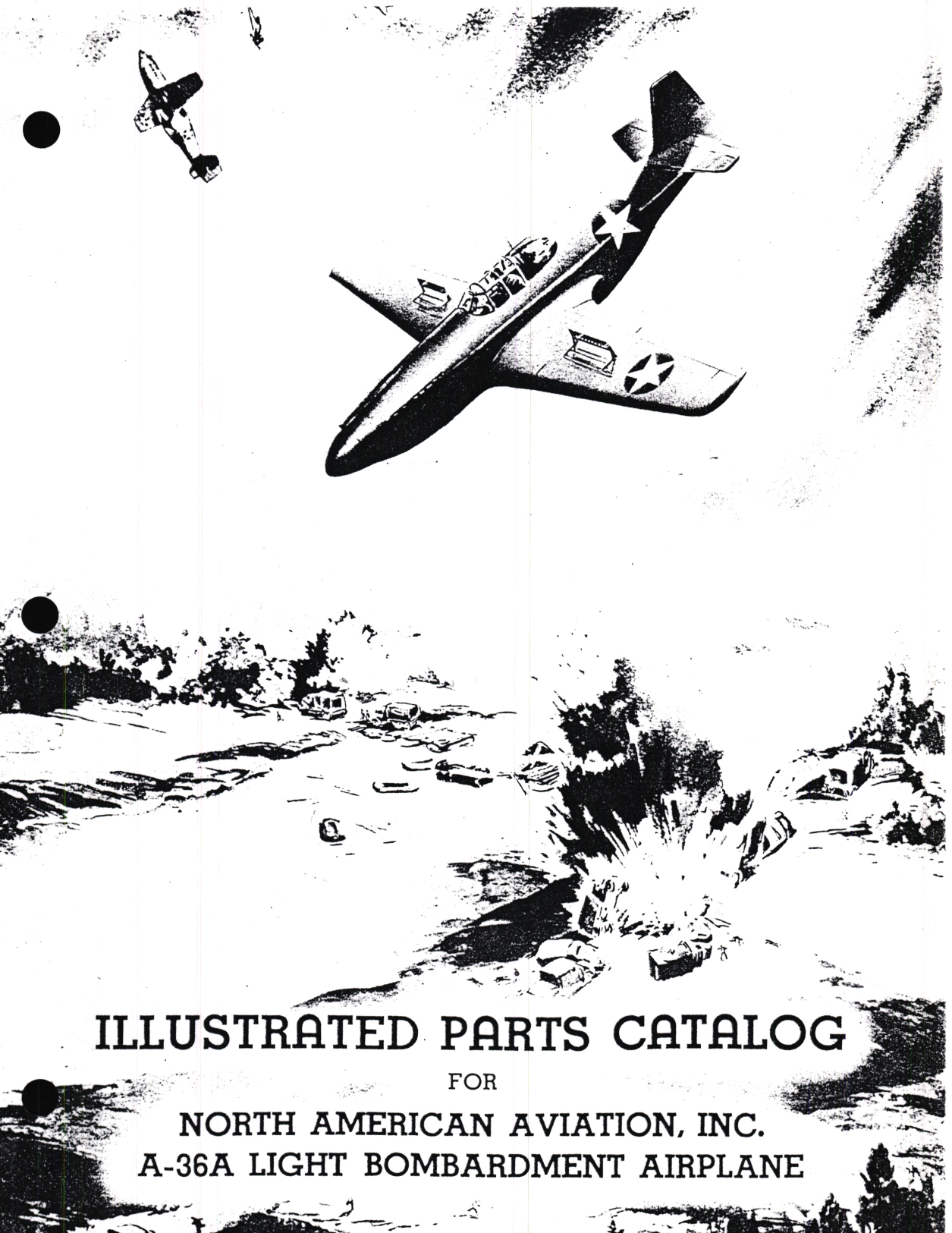 Sample page 5 from AirCorps Library document: Preliminary Illustrated Parts Catalog for A-36A-I-NA Light Bombardment Airplanes