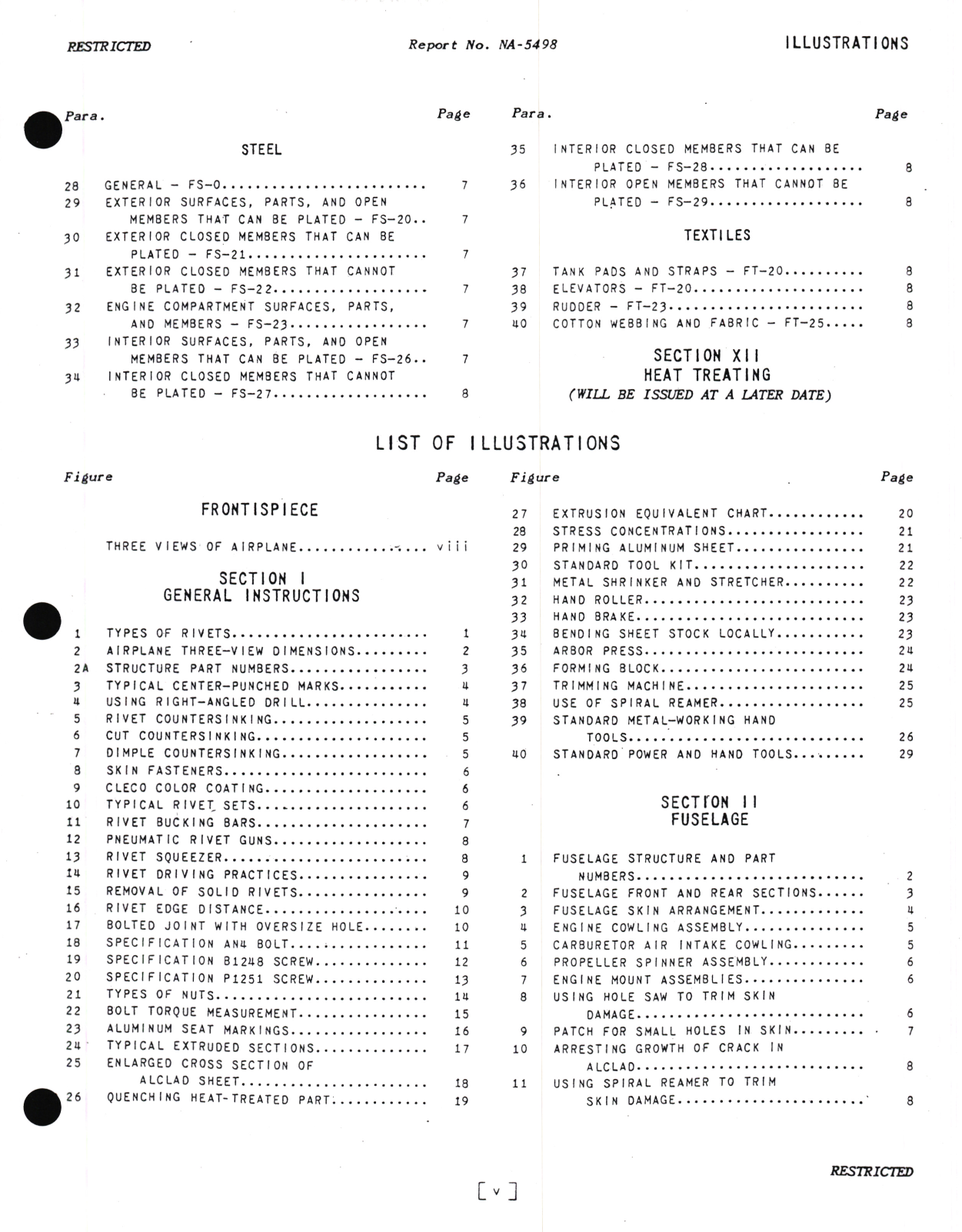 Sample page 9 from AirCorps Library document: Instructions for Structural Repair of the Model A-36A Fighter-Divebomber