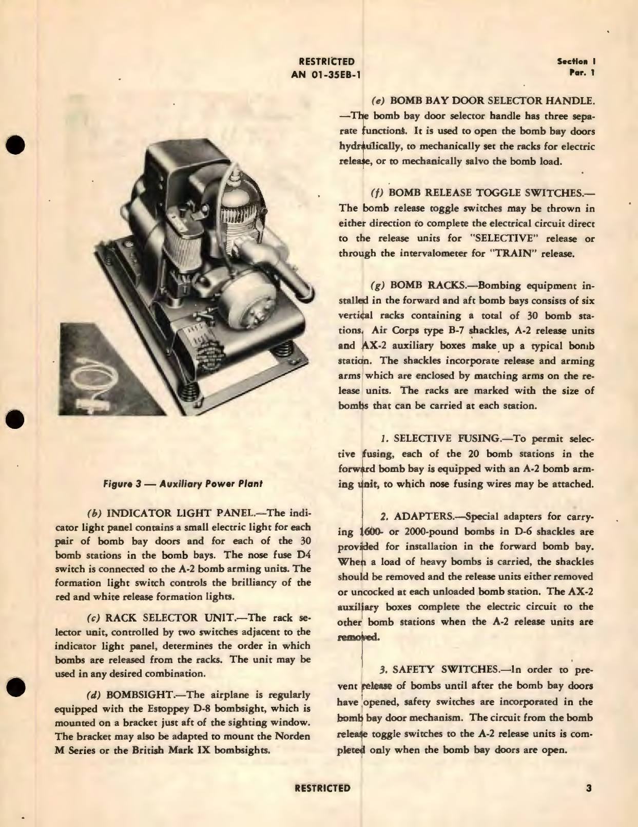 Sample page 7 from AirCorps Library document: Pilot's Handbook of Flight Operating Instructions for Army Models B-26B-1 and -26C British Model Marauder II Airplanes