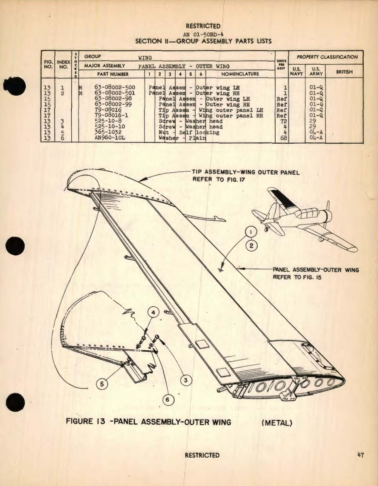 Sample page 7 from AirCorps Library document: Parts Catalog for Army Model BT-13B and Navy Model SNV-2