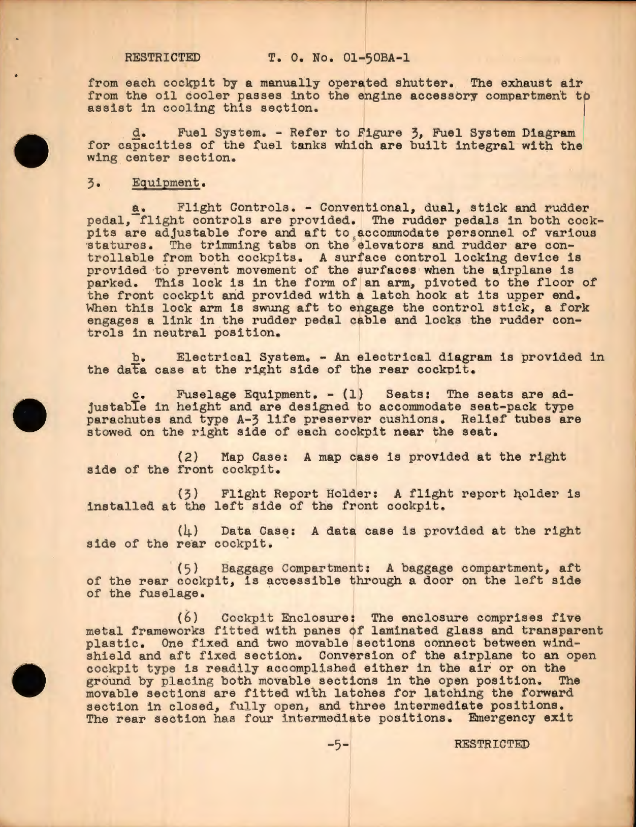 Sample page 7 from AirCorps Library document: Pilot's Handbook of Flight Operating Instructions for BT-13 Airplane