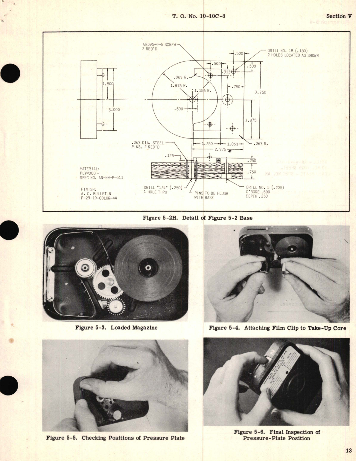 Sample page 5 from AirCorps Library document: Operation, Service, and Overhaul Instructions with Parts Catalog for Film Magazine Type AN-A-6 (Used with Types N-6 and AN-N-6 Gun Cameras)