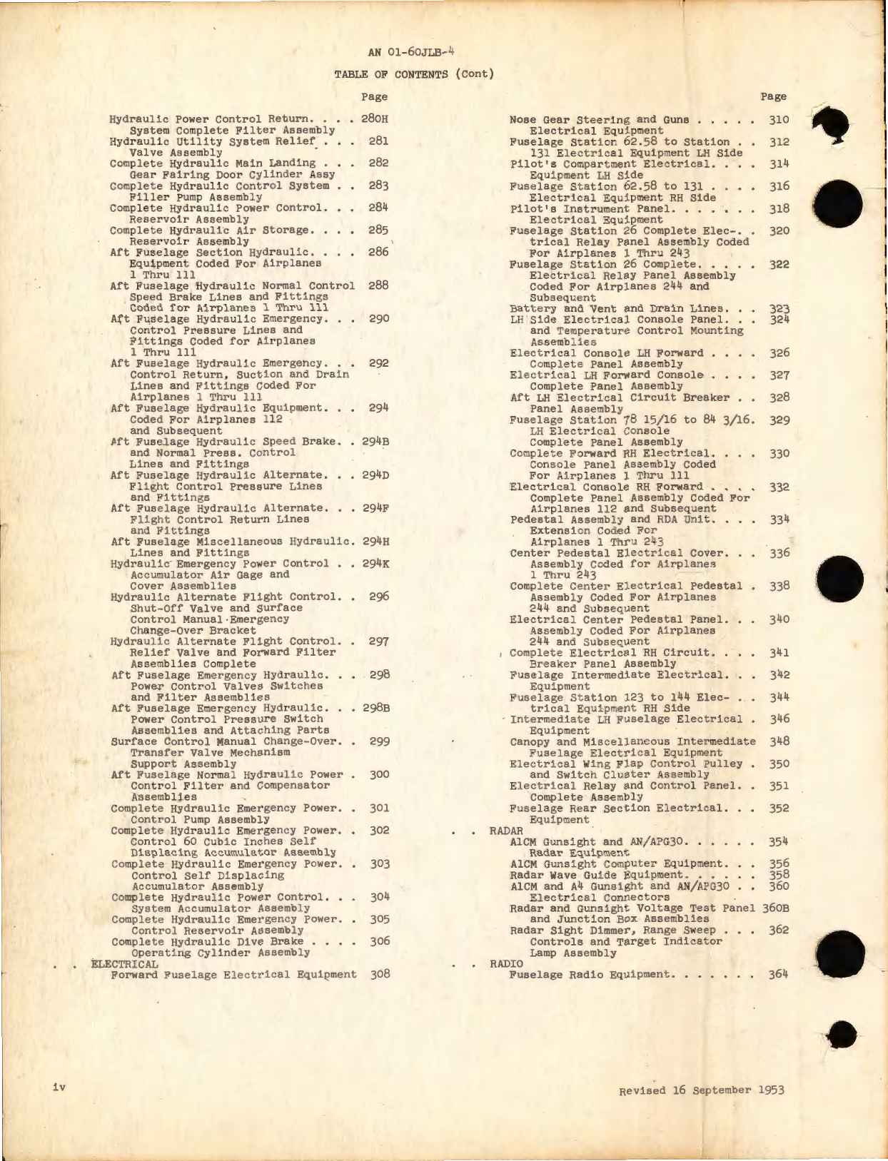 Sample page 9 from AirCorps Library document: Formerly AN 01-60JLB-4, Illustrated Parts Breakdown for USAF Series F-86E Aircraft