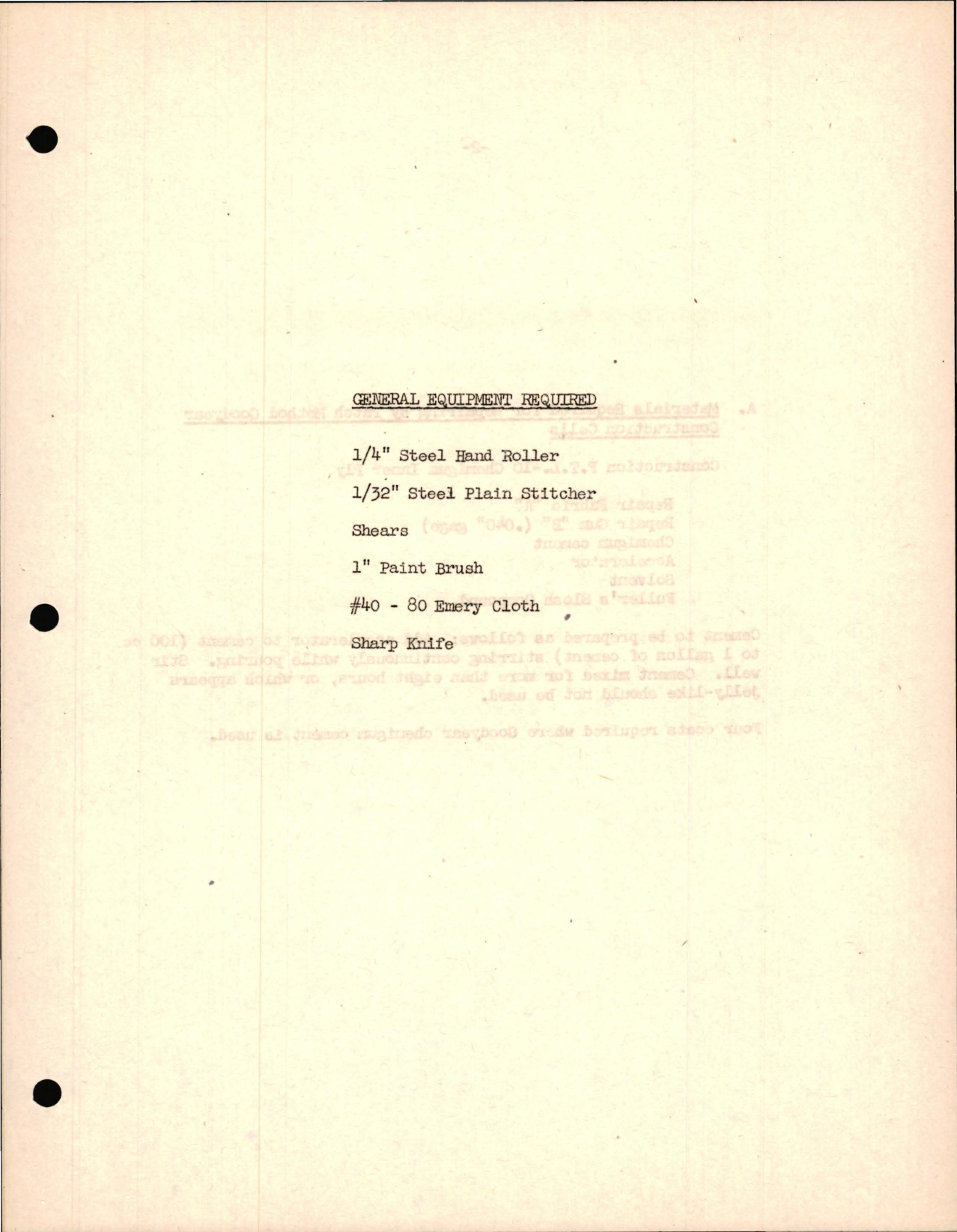 Sample page 5 from AirCorps Library document: General Repair Procedure for Self Sealing Fuel and Oil Cells