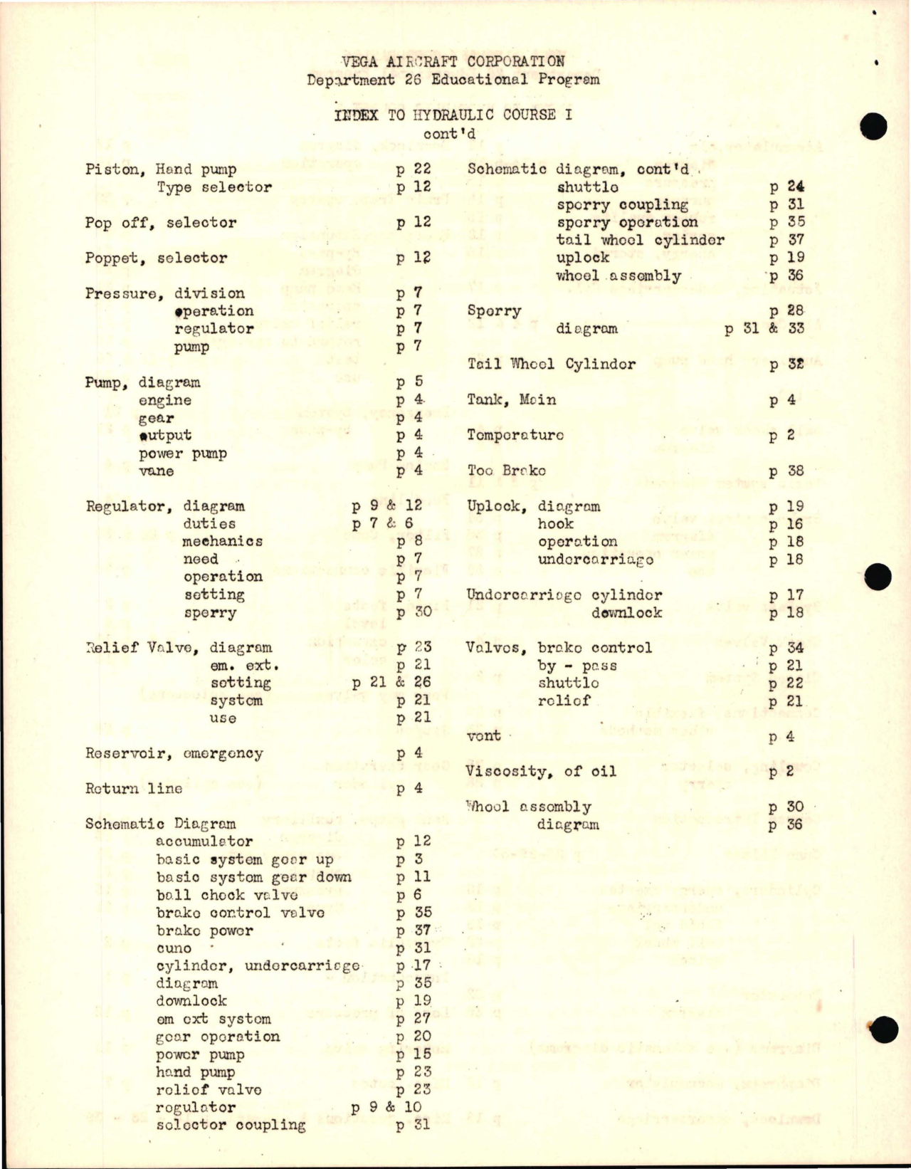 Sample page 7 from AirCorps Library document: Vega Aircraft By Lockheed - Department 26 Educational Program 