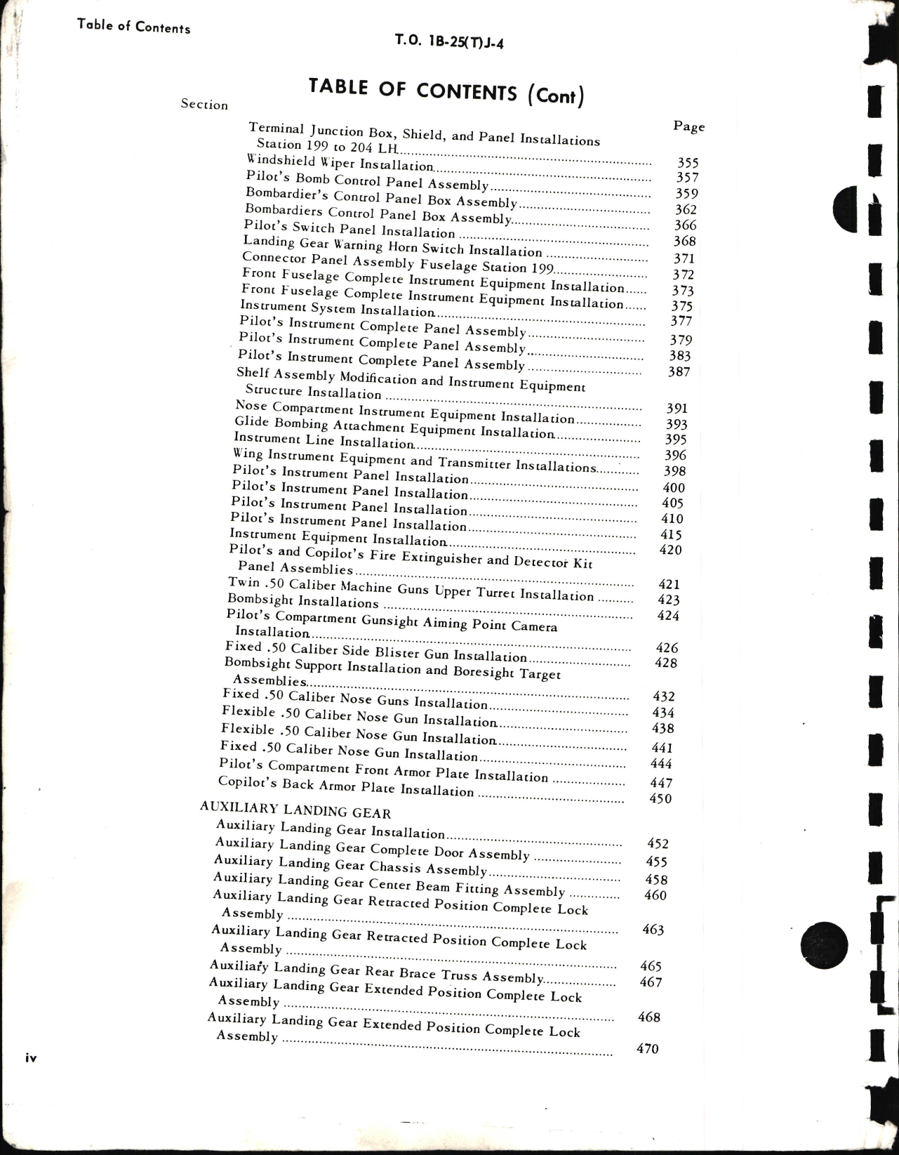 Sample page 6 from AirCorps Library document: Illustrated Parts Breakdown for B-25J, TB-25J, TB-25L, TB-25L-1, and TB-25N