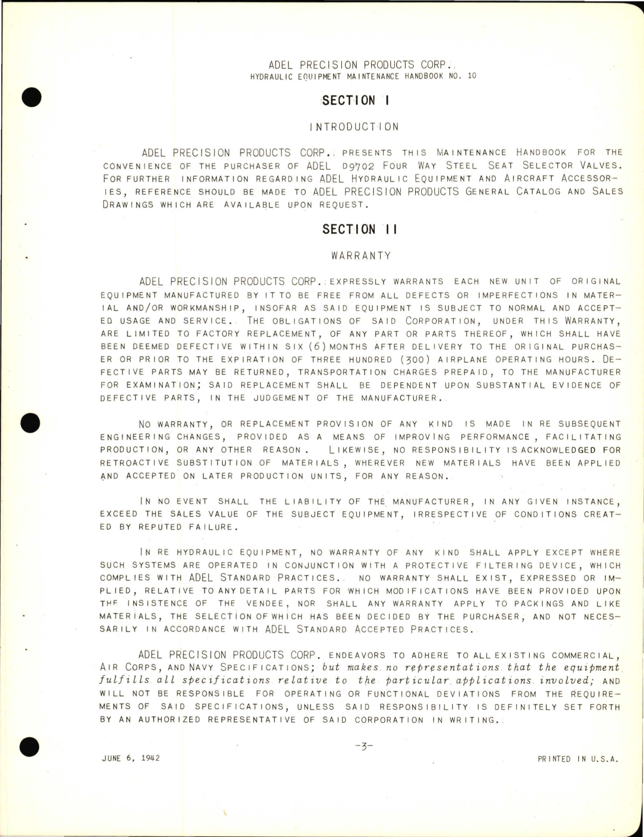 Sample page 7 from AirCorps Library document: Instructions with Parts Catalog for Cowl Flap Valve - D9702