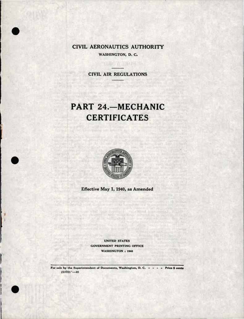 mechanic-certificates-civil-air-regulations-aircorps-library