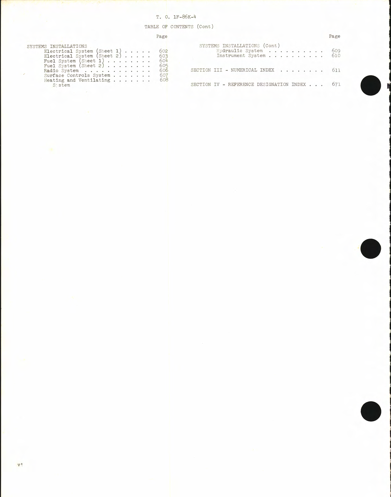Sample page 8 from AirCorps Library document: Illustrated Parts Breakdown for F-86K Aircraft