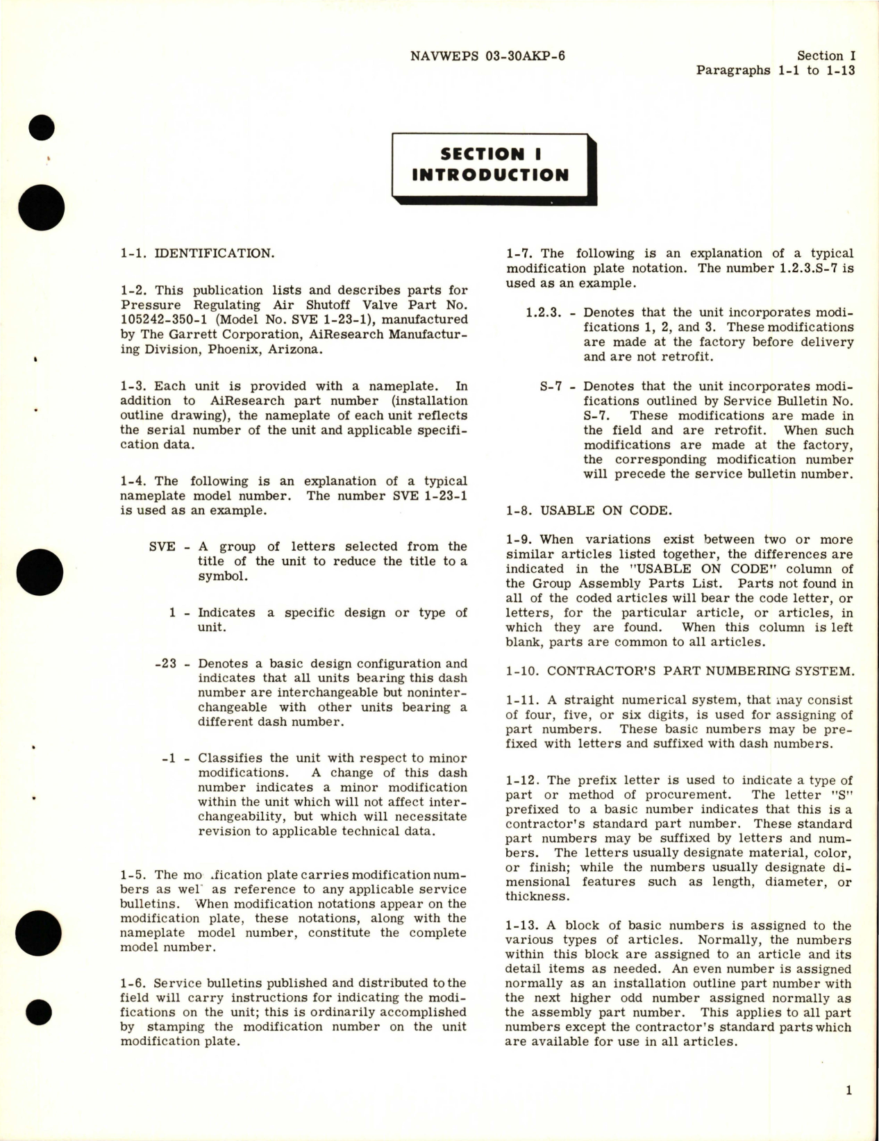 Sample page 5 from AirCorps Library document: Illustrated Parts Breakdown for Pressure Regulating Air Shutoff Valve - Part 105242-350-1