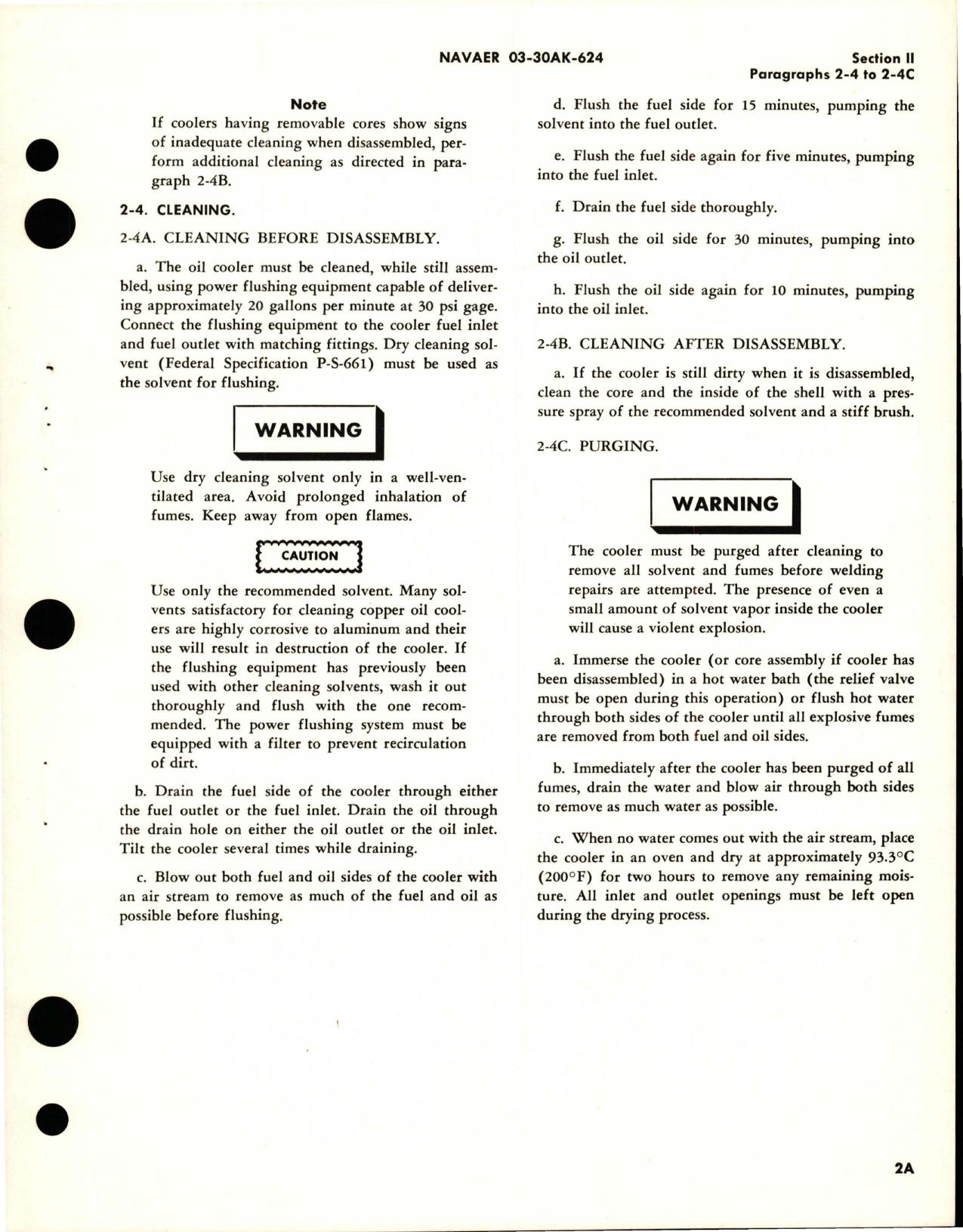 Sample page 7 from AirCorps Library document: Overhaul Instructions for Oil Coolers, Heat Exchanger, and Fuel Heater - Parts 86787 and 87889