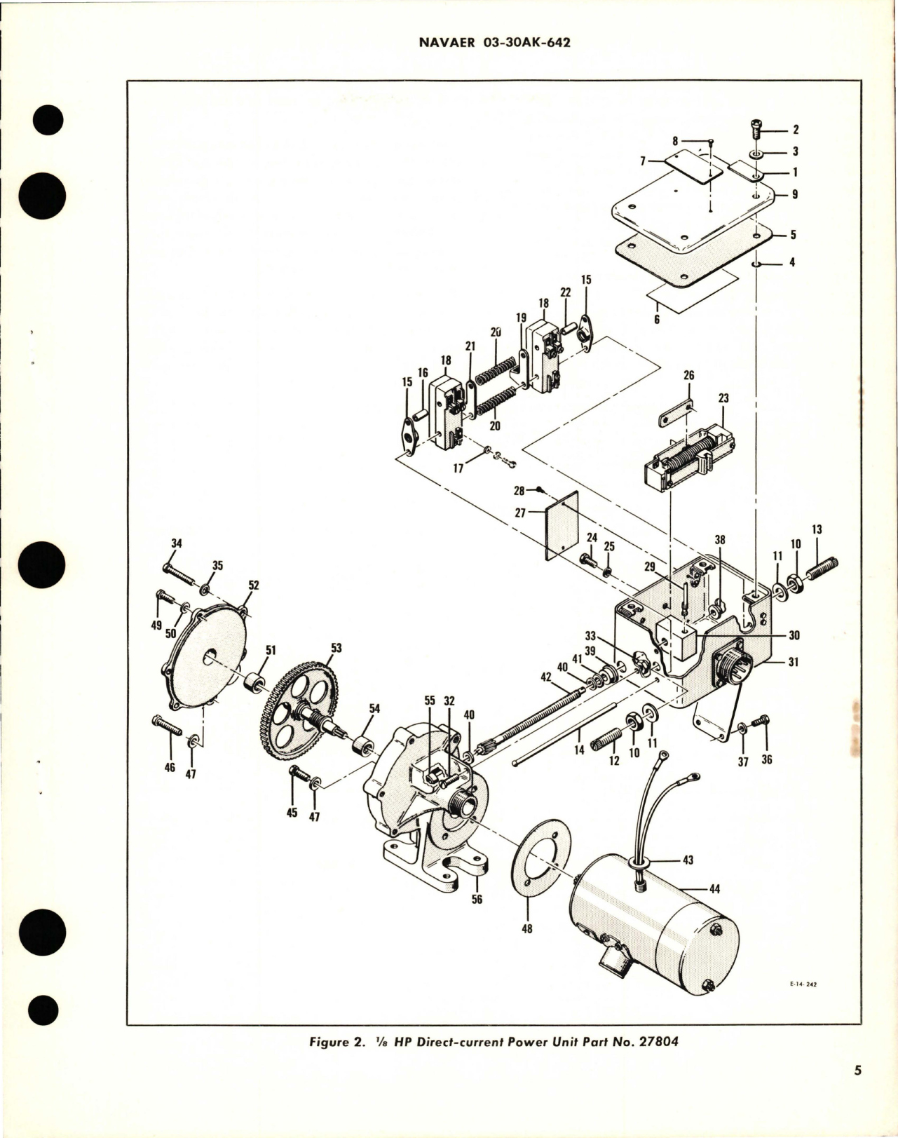 Sample page 5 from AirCorps Library document: Overhaul Instructions with Parts Breakdown for Direct Current Power Unit - 1-8 HP - Part 27804 - Model EPU2-9-1