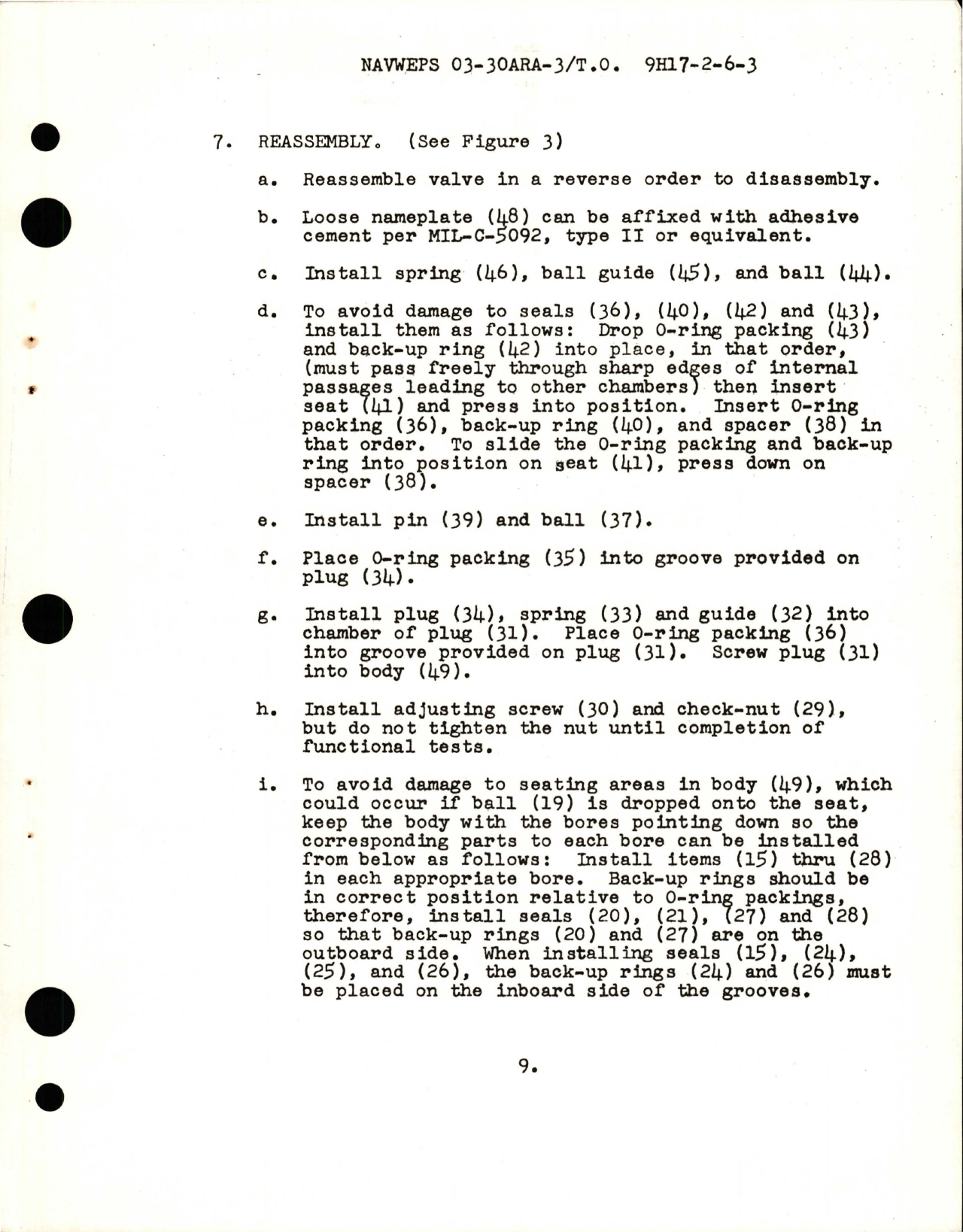 Sample page 7 from AirCorps Library document: Overhaul Instructions with Parts Breakdown for Pressure Regulator and Unloading Valve Assembly Flow - Part 11A014-1 