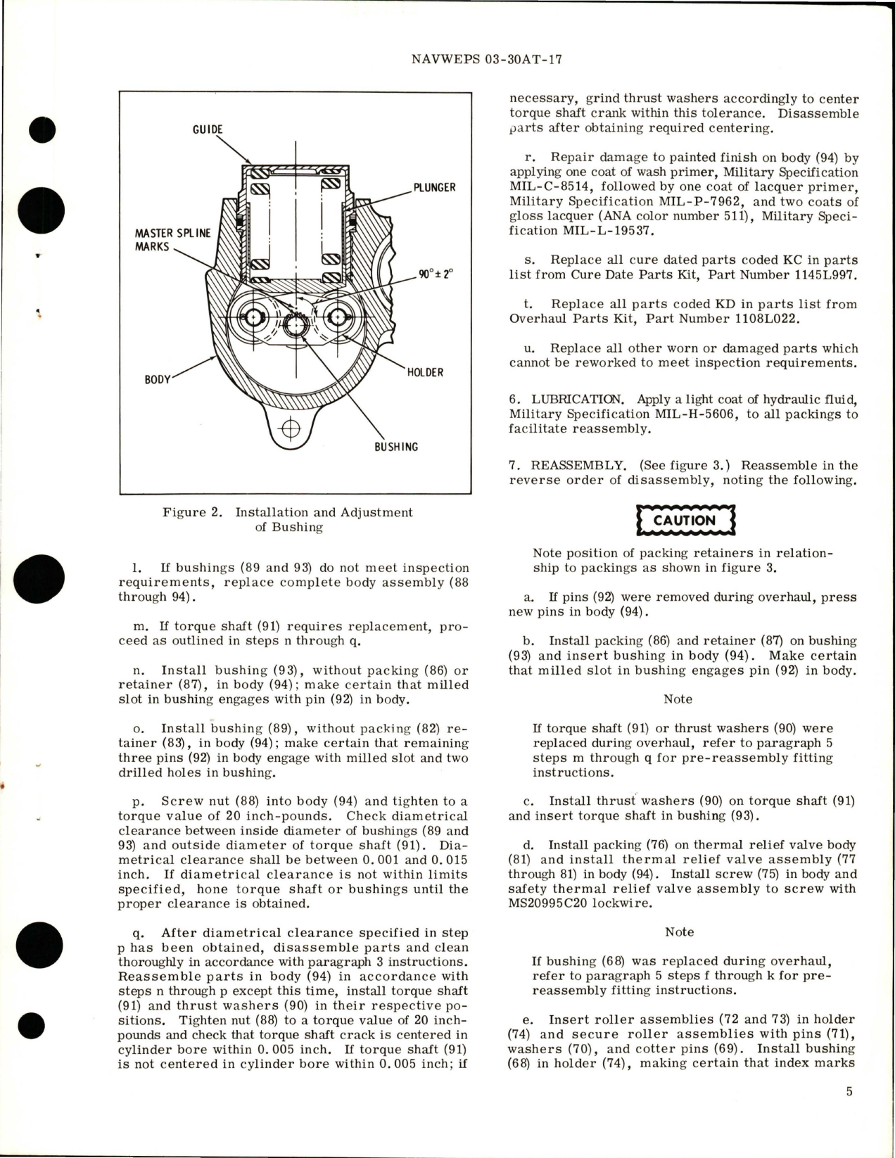 Sample page 7 from AirCorps Library document: Overhaul Instructions with Parts Breakdown for Shimmy Damper - Parts 1145L000-500 and 1145L000-501 