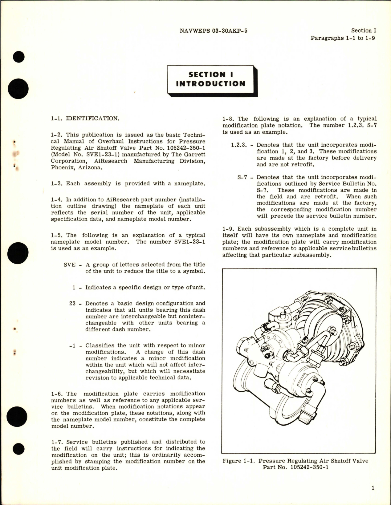 Sample page 5 from AirCorps Library document: Overhaul Instructions for Pressure Regulating Air Shutoff Valve - Part 105242-350-1