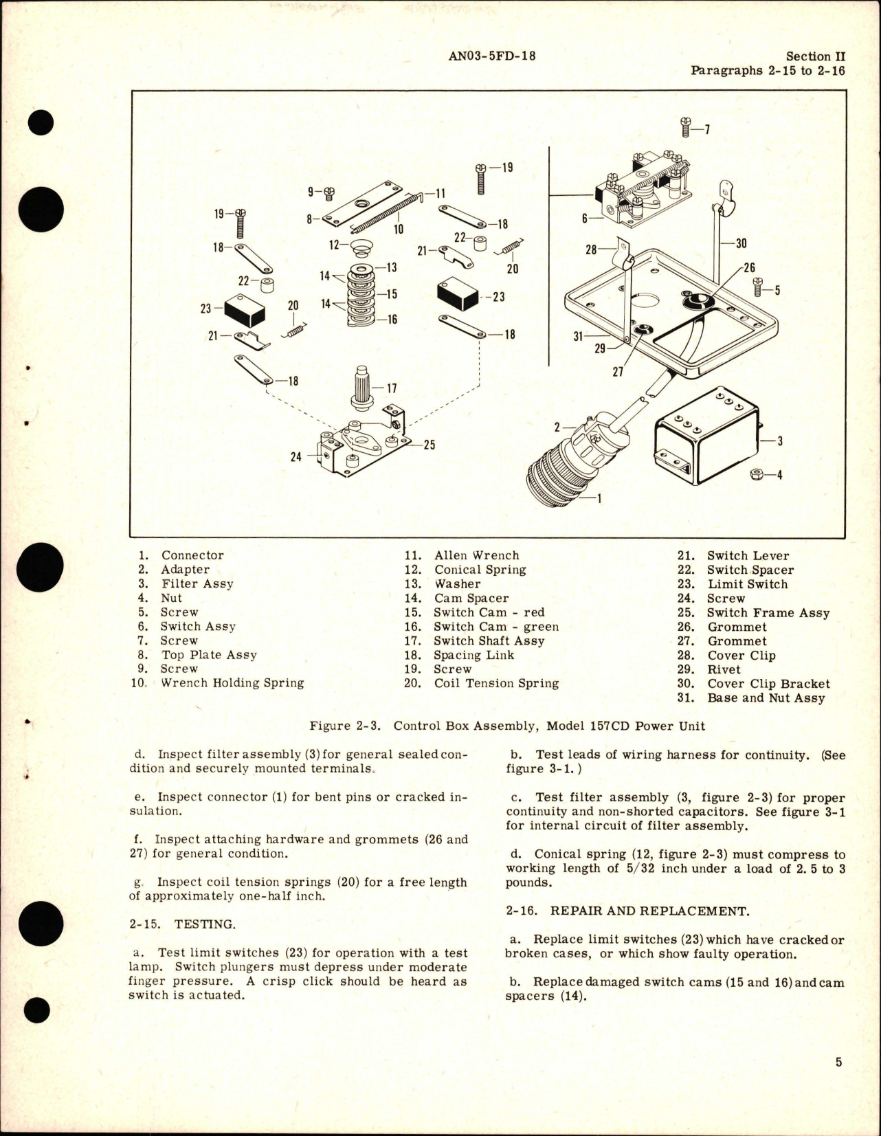 Sample page 7 from AirCorps Library document: Overhaul Instructions for Power Unit 