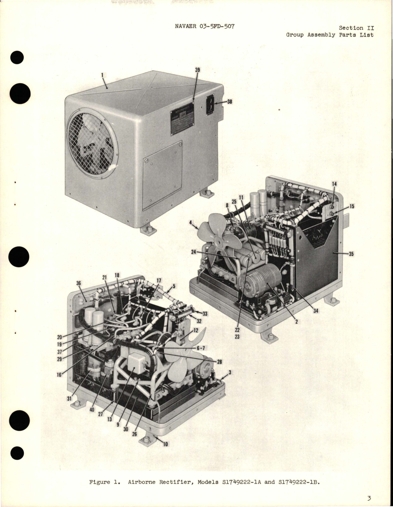 Sample page 7 from AirCorps Library document: Illustrated Parts Breakdown for Airborne Rectifier - Models S 1749222-1A, S 1749222-1B, S 1600919-A2, and S 1600919-B2 