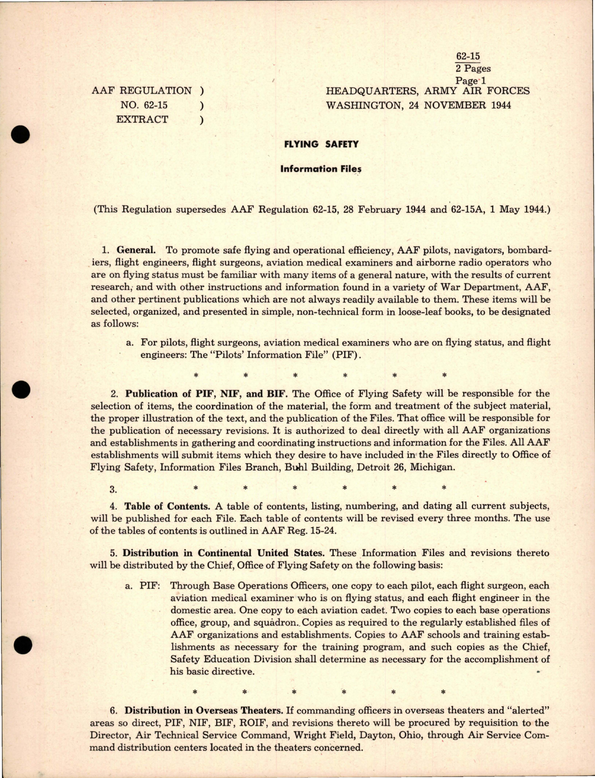 Sample page 9 from AirCorps Library document: Pilot's Information File