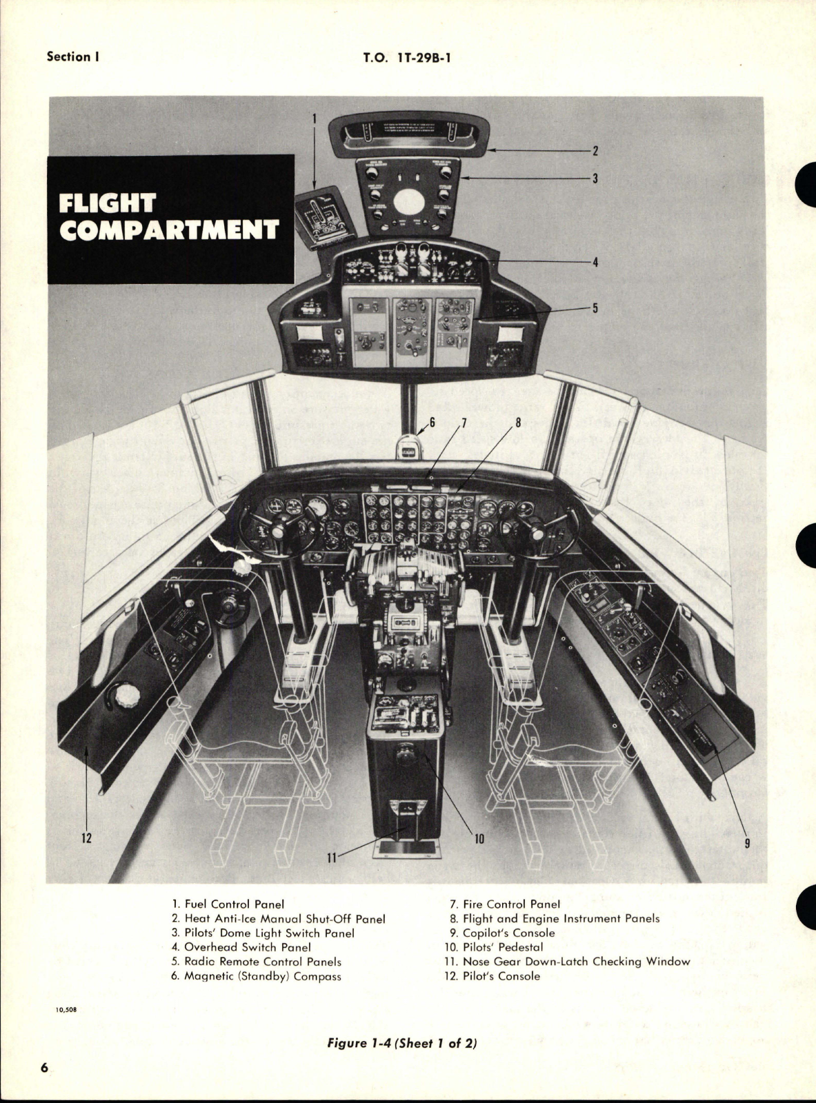 Sample page 8 from AirCorps Library document: Flight Handbook for T-29B