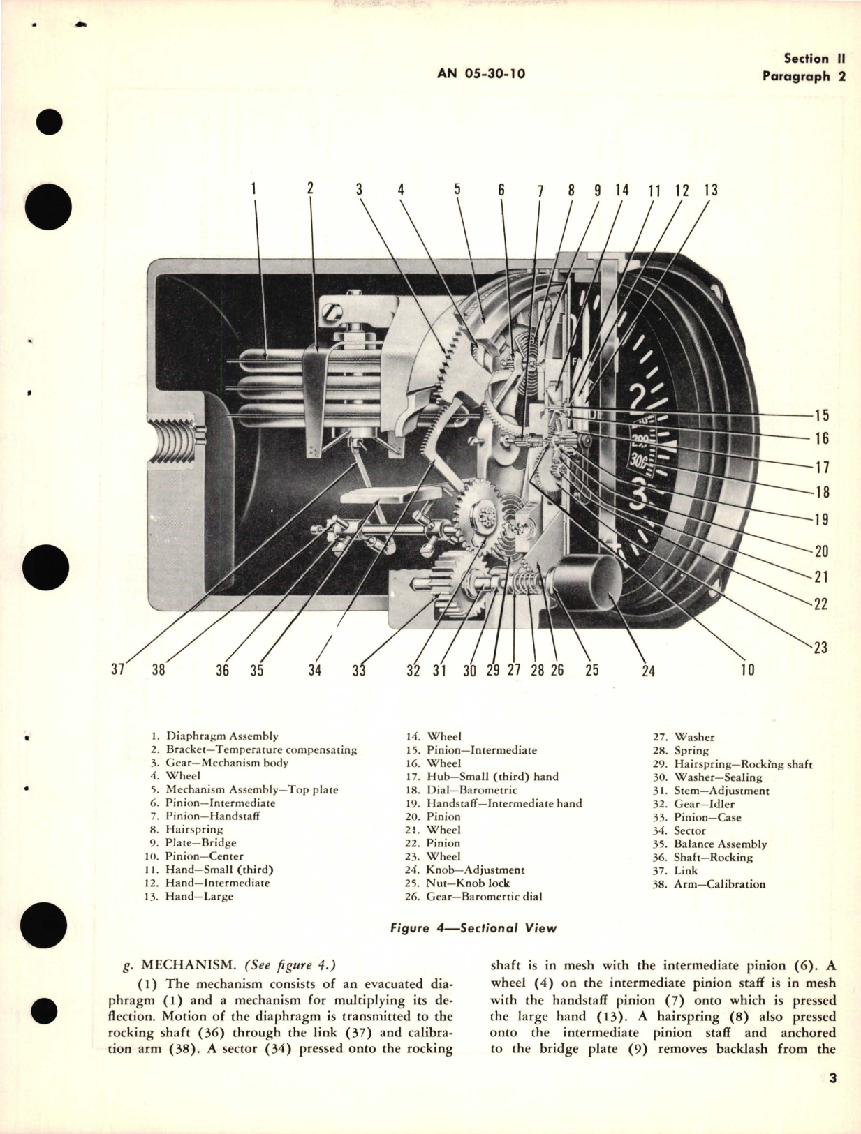 Sample page 7 from AirCorps Library document: Operation and Service Instructions for Altimeters Part No. 544KN, 744KN, 744BKN 