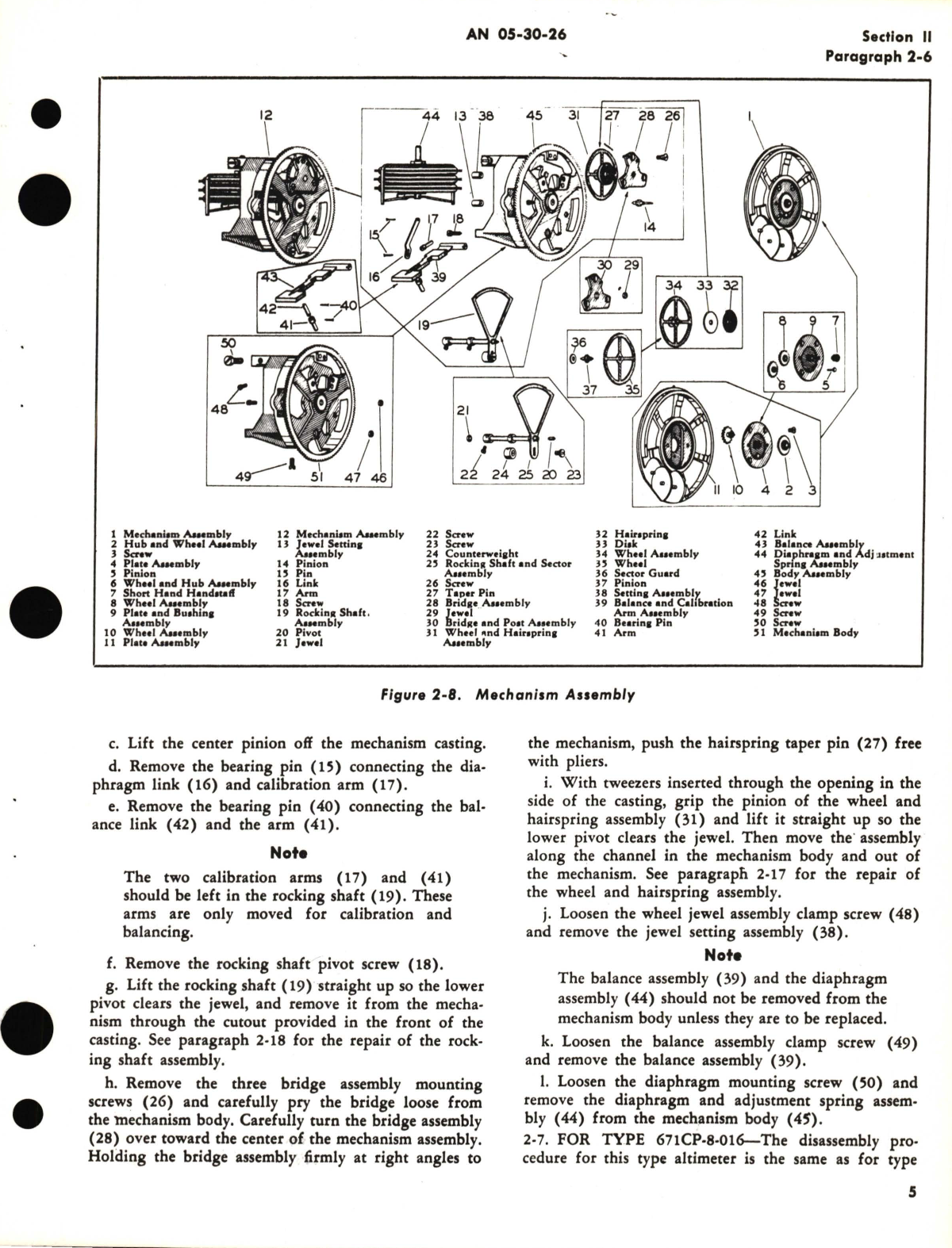 Sample page 9 from AirCorps Library document: Overhaul Instructions for Sensitive Altimeters Kollsman Type 1845X-4, 371P-4, 671CLU-4, 671CLU-8, 671CPU-19, 671CPX-4