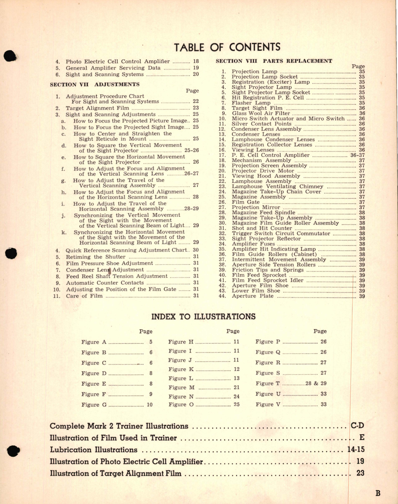Sample page 5 from AirCorps Library document: Operating Manual and Parts catalog for Panoramic Gunnery Trainer Mark 2  