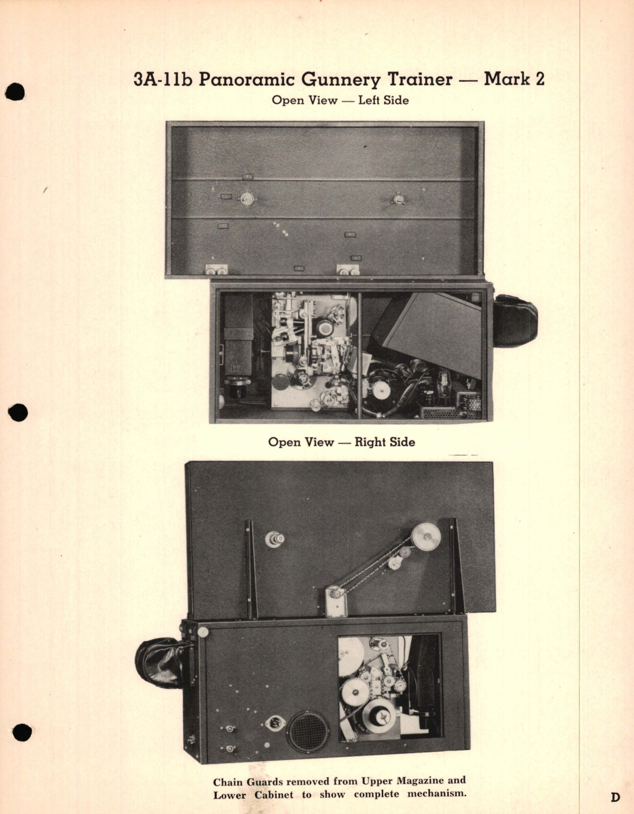 Sample page 7 from AirCorps Library document: Operating Manual and Parts catalog for Panoramic Gunnery Trainer Mark 2  