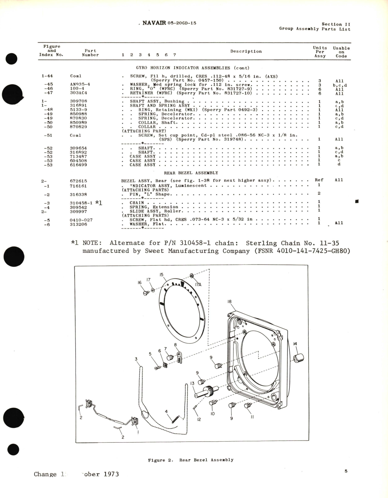 Sample page 9 from AirCorps Library document: Illustrated Parts Breakdown for Gyro Horizon Indicators Model H-6, H-6A Part No. 673391, 686531, 678601, 613937