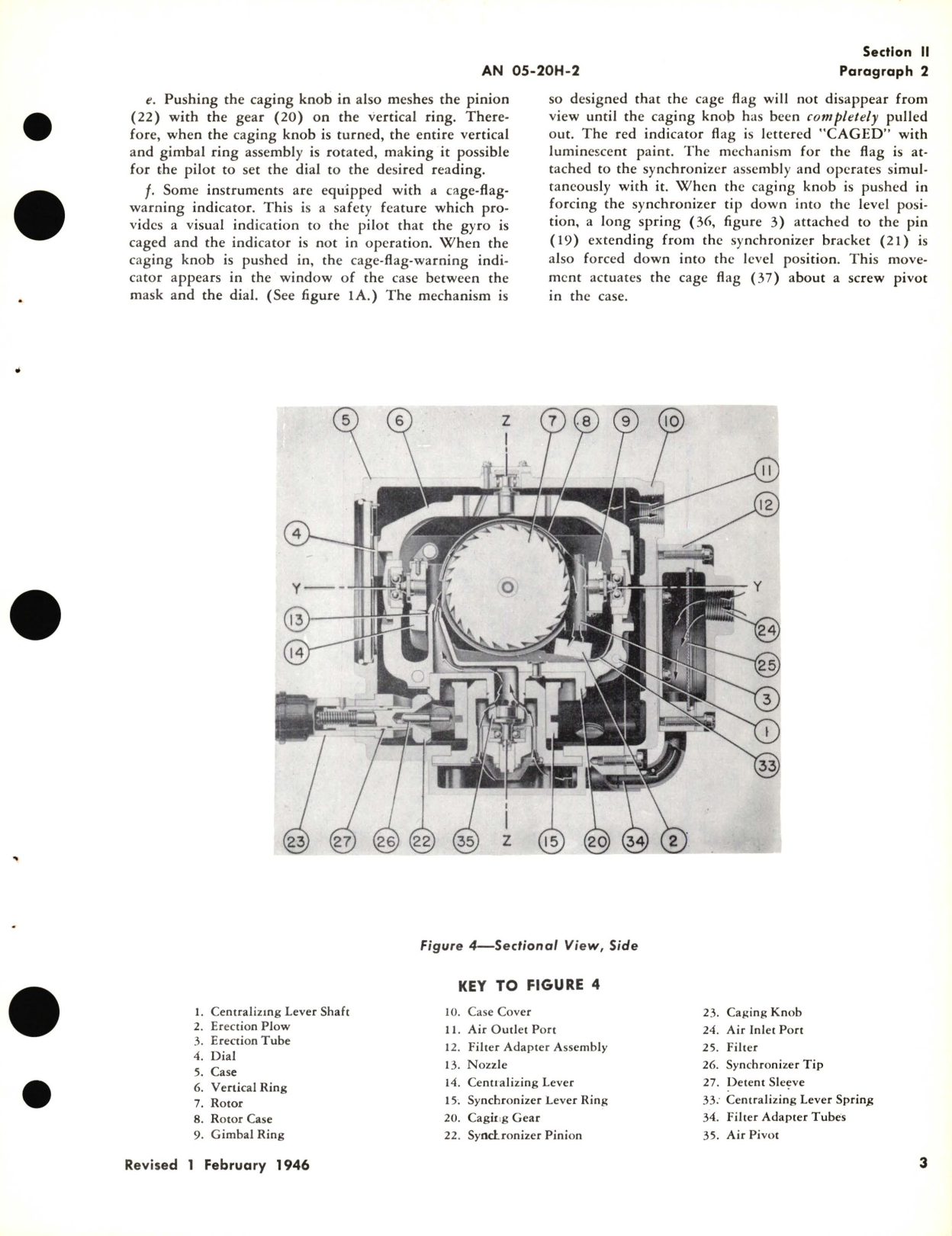 Sample page 7 from AirCorps Library document: Overhaul Instructions for Directional Gyro Indicator Type AN 5735-1, 5735-1A, Part No. 649742 