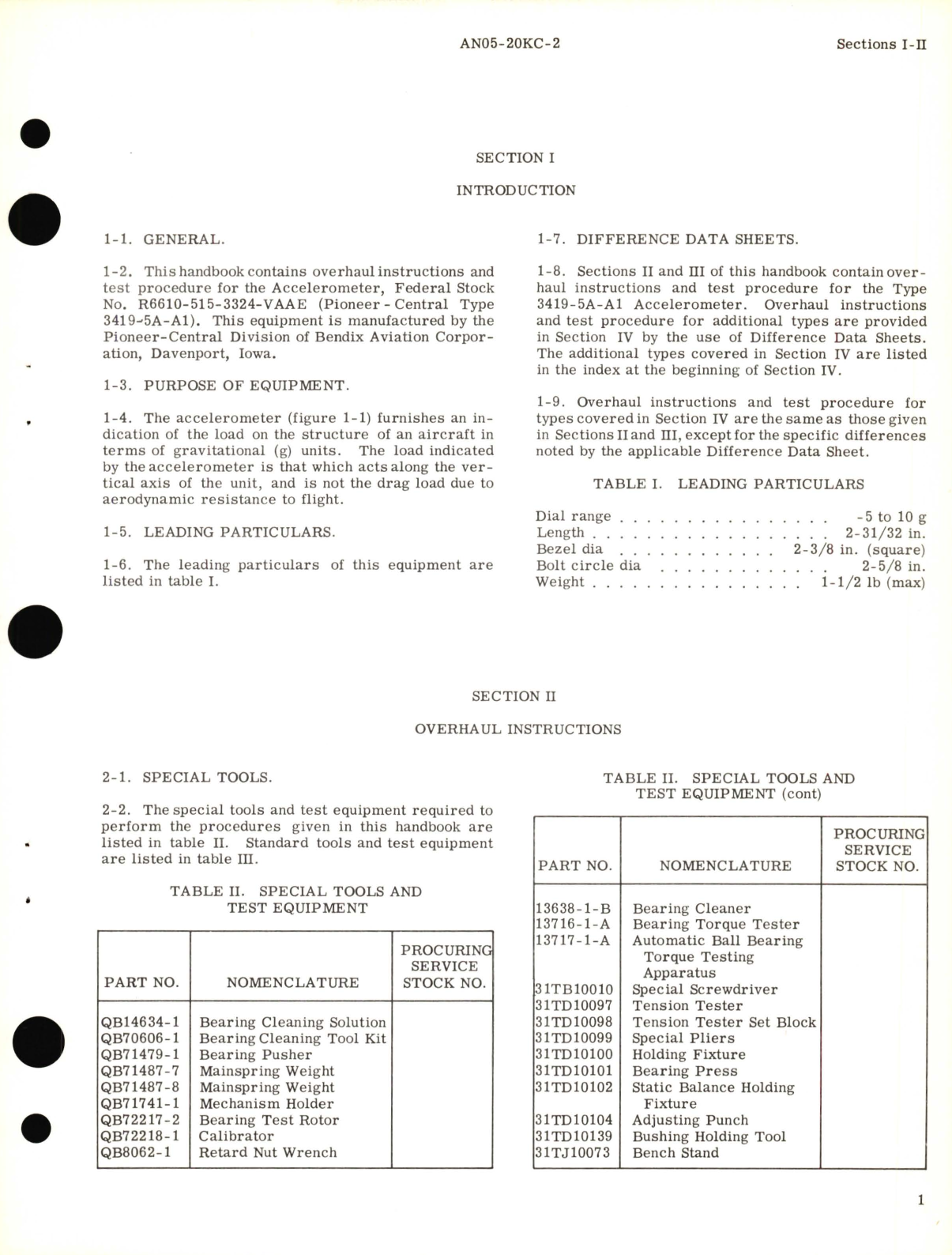 Sample page 5 from AirCorps Library document: Overhaul Instructions for Accelerometer Part No. 3416-3A, 3416-5A, 3419-5A